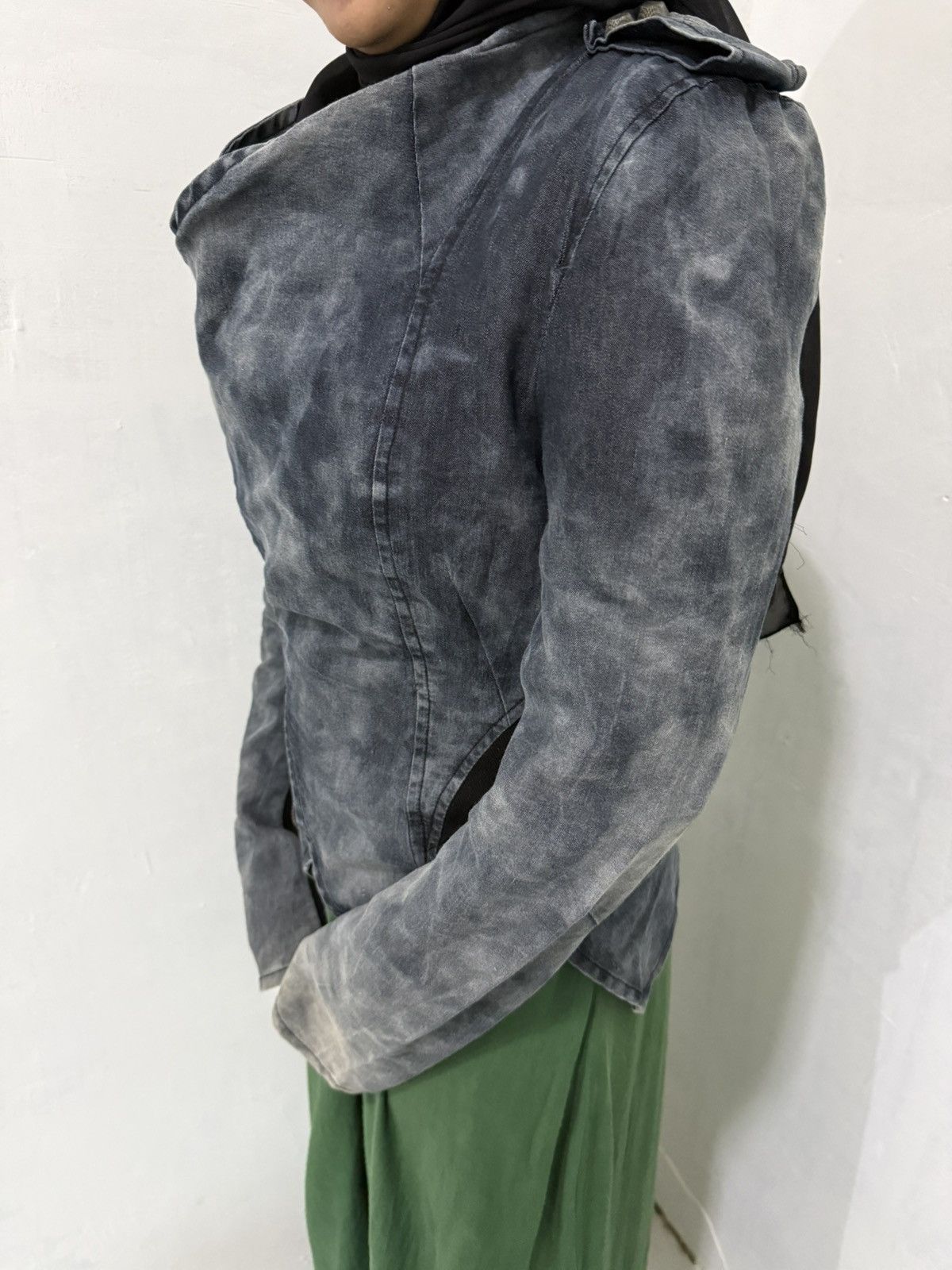 Yasuyuki Ishii Papaya assymetrical zipper jacket goa kmrii styled Size US S / EU 44-46 / 1 - 3 Thumbnail