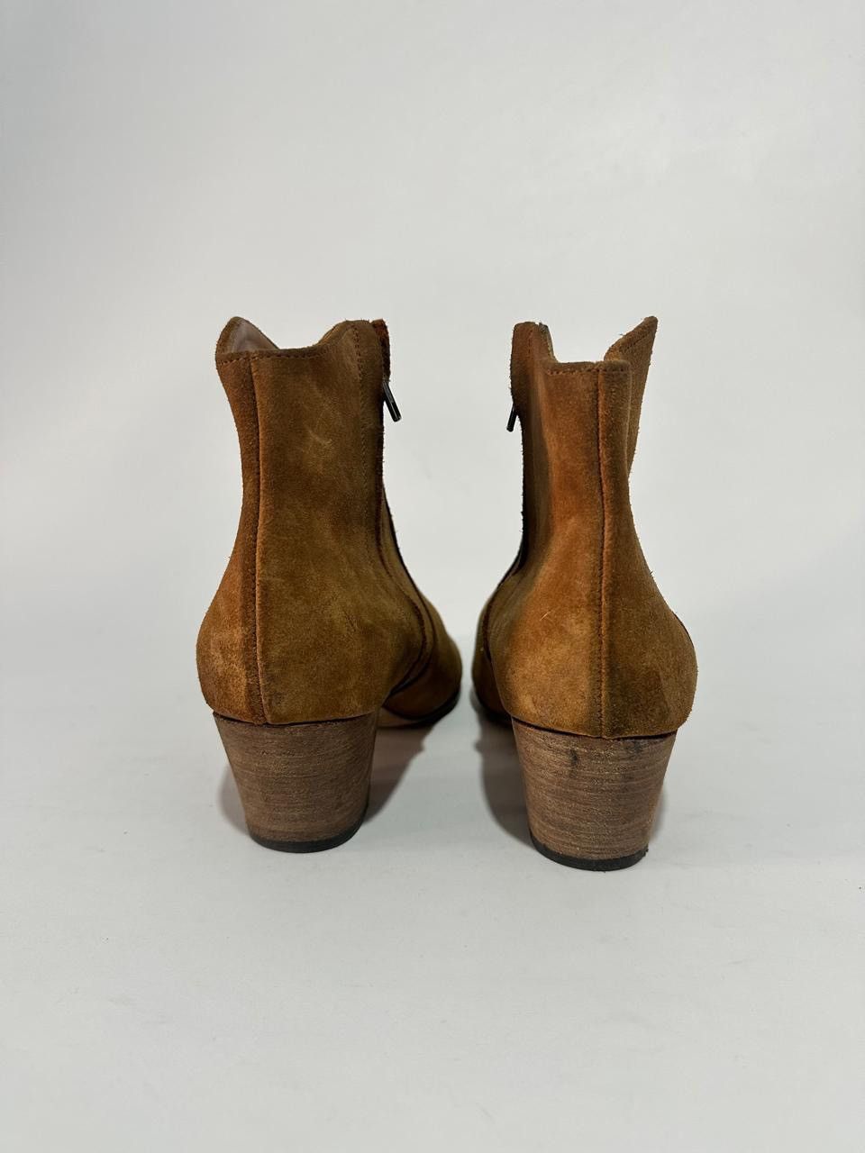 Isabel Marant ISABEL MARANT BROWN SUEDE DICKER ANKLE BOOT 38EU Size US 8 / IT 38 - 5 Thumbnail