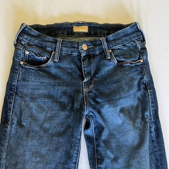 MOTHER Mother Looker Ankle Fray Jeans Size 24" / US 00 / IT 34 - 3 Thumbnail