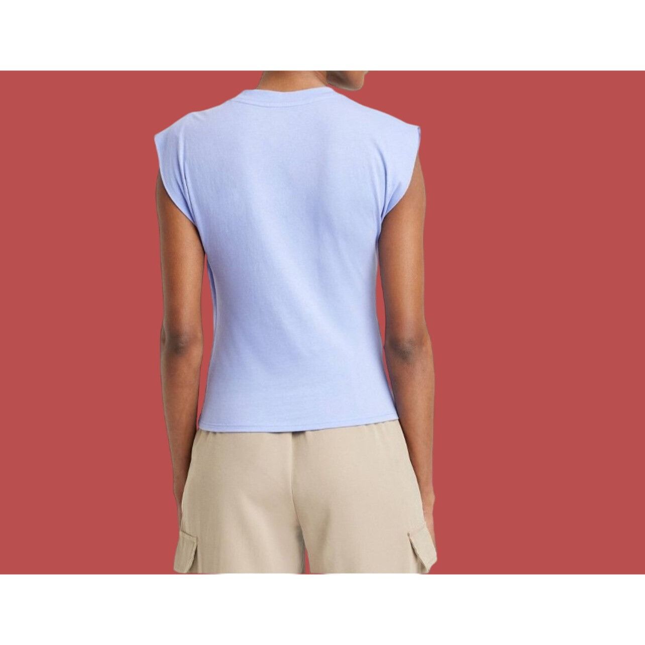 Other A New Day - Women's Slim Fit Drape T-Shirt - Purple - Small Size S / US 4 / IT 40 - 2 Thumbnail