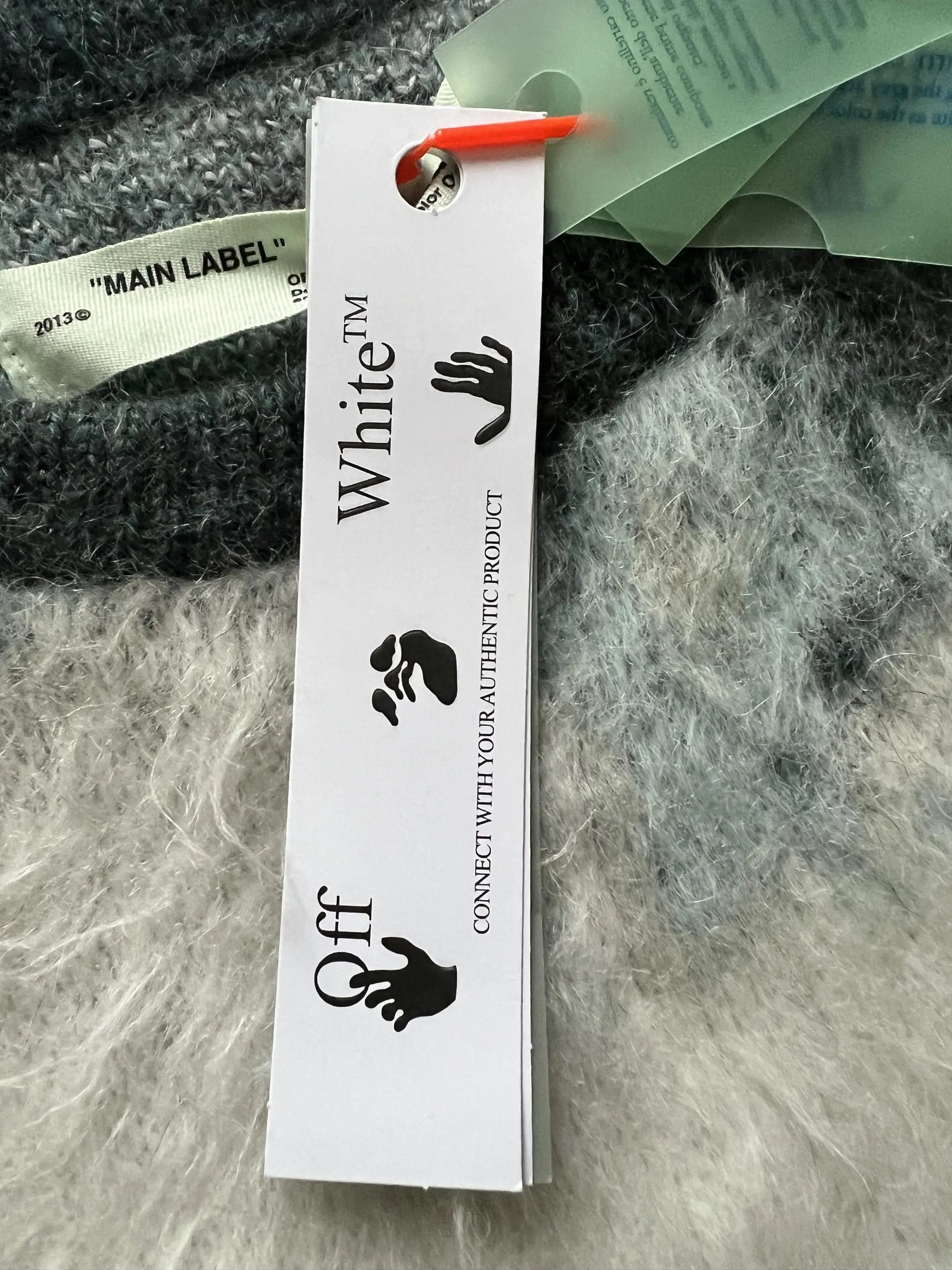 Off-White Off-white Fringe Knit Watercolor Mohair Size S / US 4 / IT 40 - 14 Thumbnail