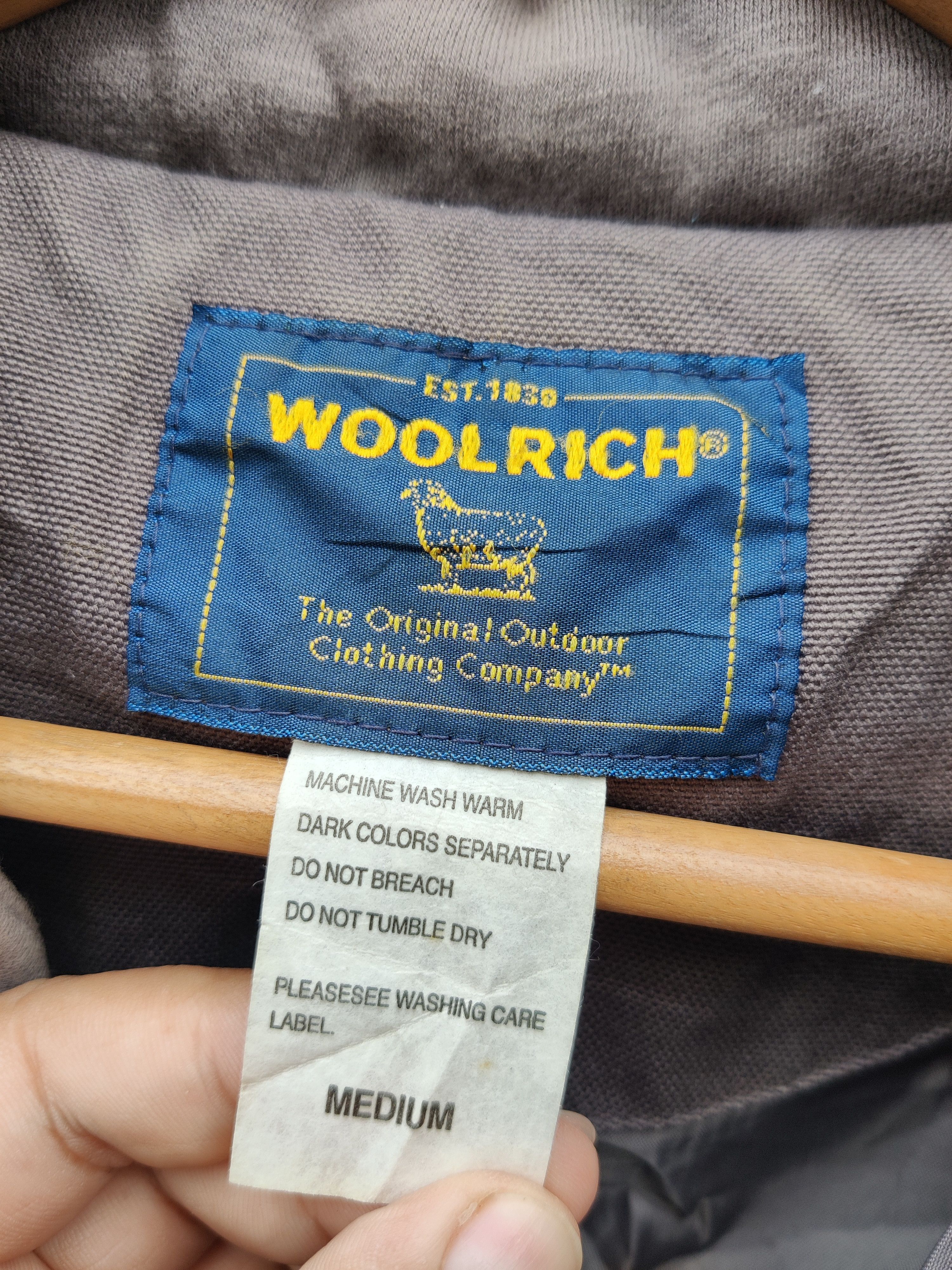 Vintage Vintage Woolrich Double Pocket Outdoor Clothing Jacket Size US M / EU 48-50 / 2 - 7 Thumbnail