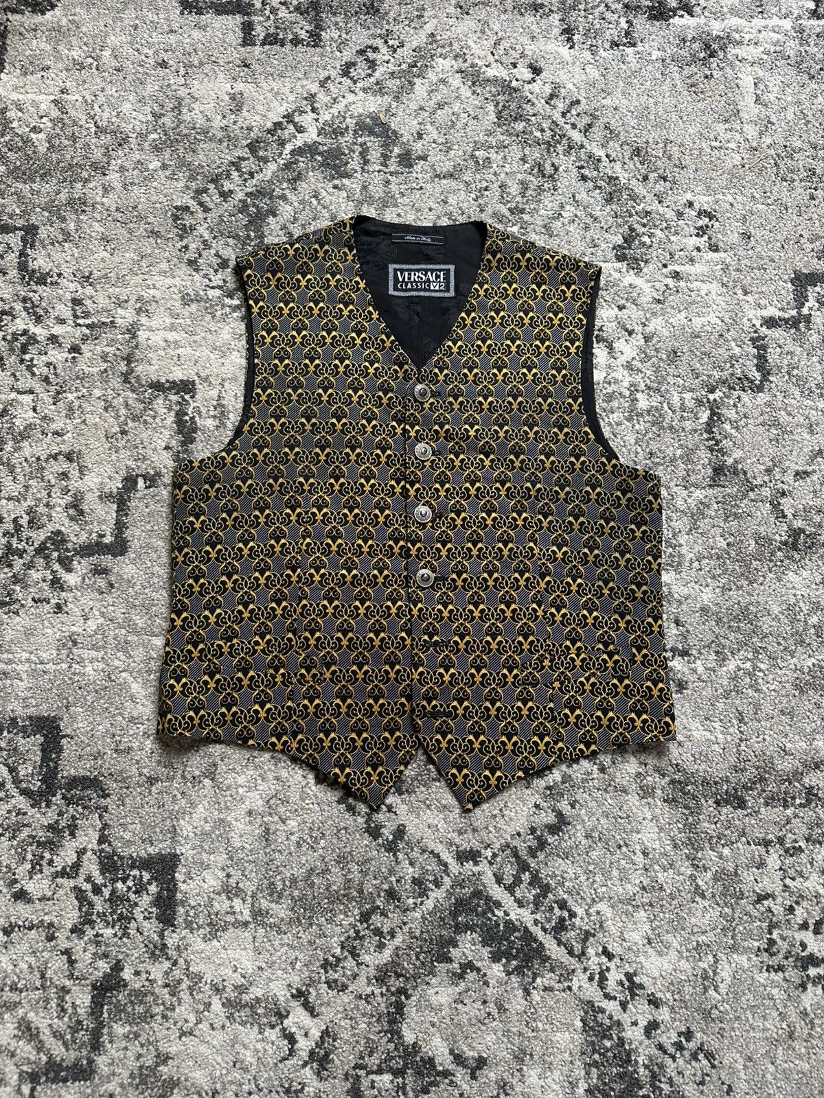 Versace × Vintage Versace Medusa vintage suit vest Size 52S - 3 Thumbnail