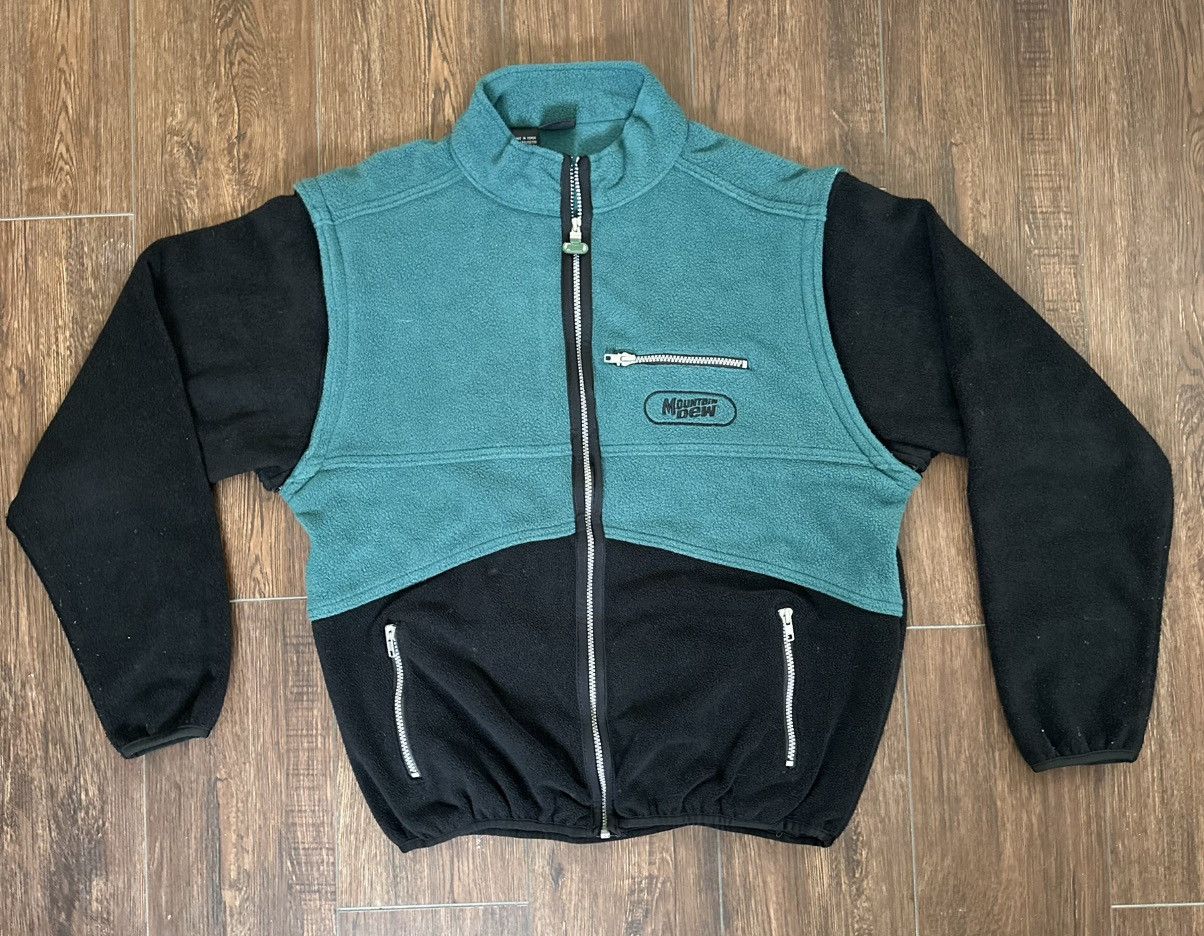 Vintage Mtn Dew Fleece Size US XL / EU 56 / 4 - 1 Thumbnail