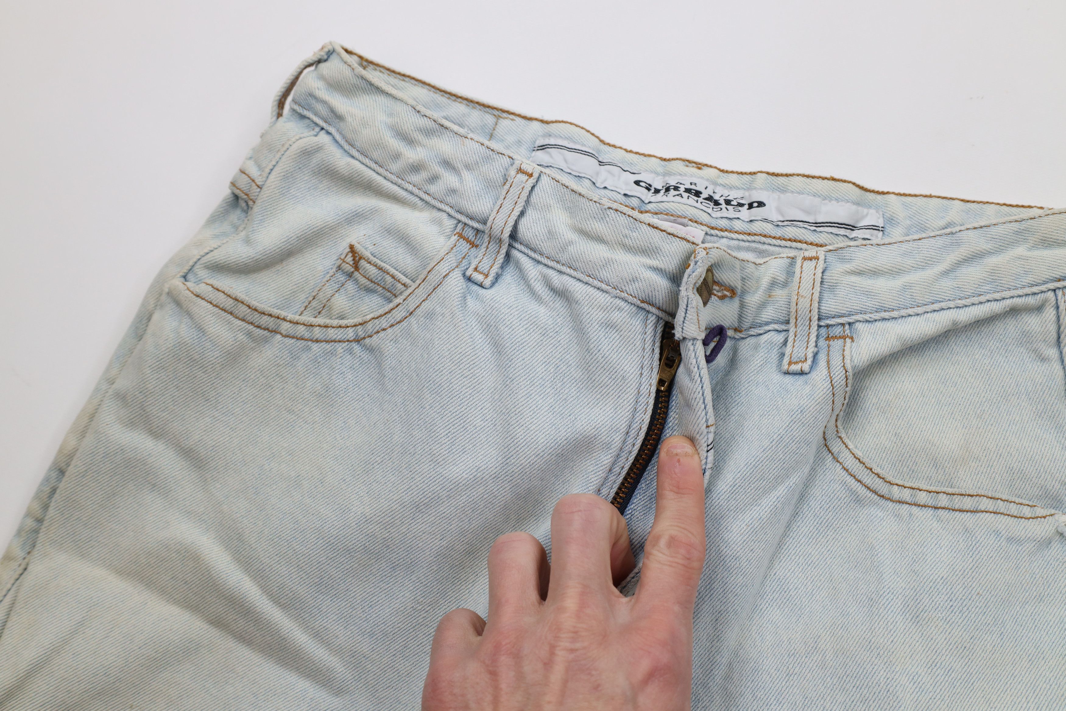 Marithe + Francois Girbaud Vintage 80s Marithe Francois Girbaud Tapered Leg Jeans USA Size US 30 / EU 46 - 9 Thumbnail
