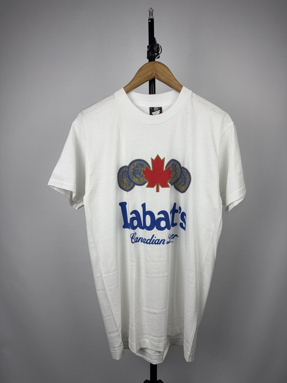 Vintage Vintage 90s Labatt’s Canadian Lager Tee Screen Stars Best L Size US L / EU 52-54 / 3 - 1 Thumbnail