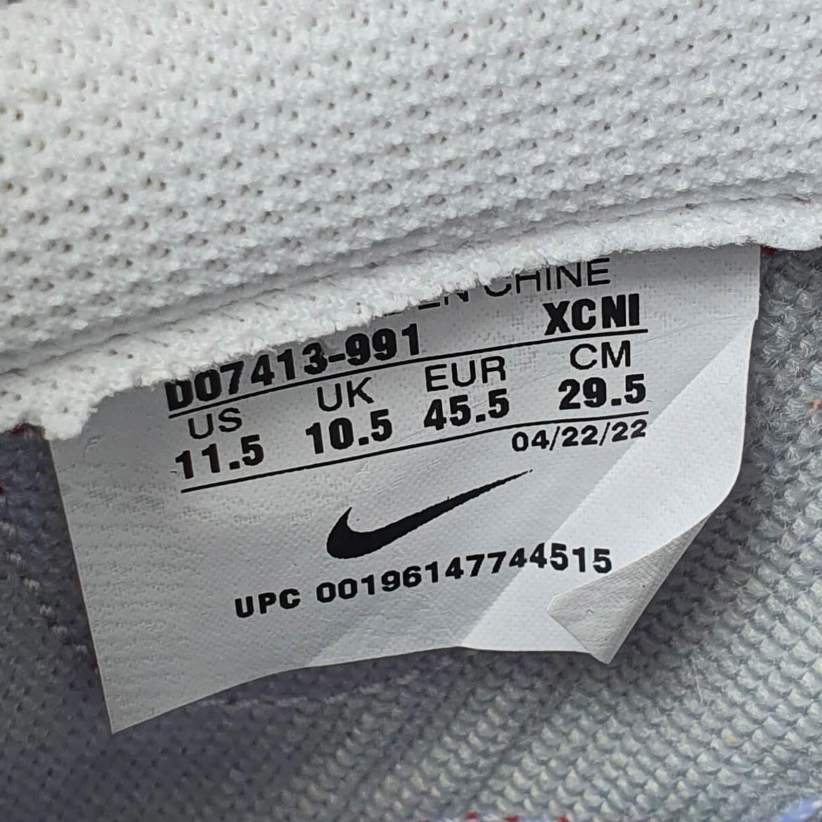 Nike Size 11.5 - Nike Dunk Low University Red / Orange Outsole Size US 11.5 / EU 44-45 - 8 Thumbnail