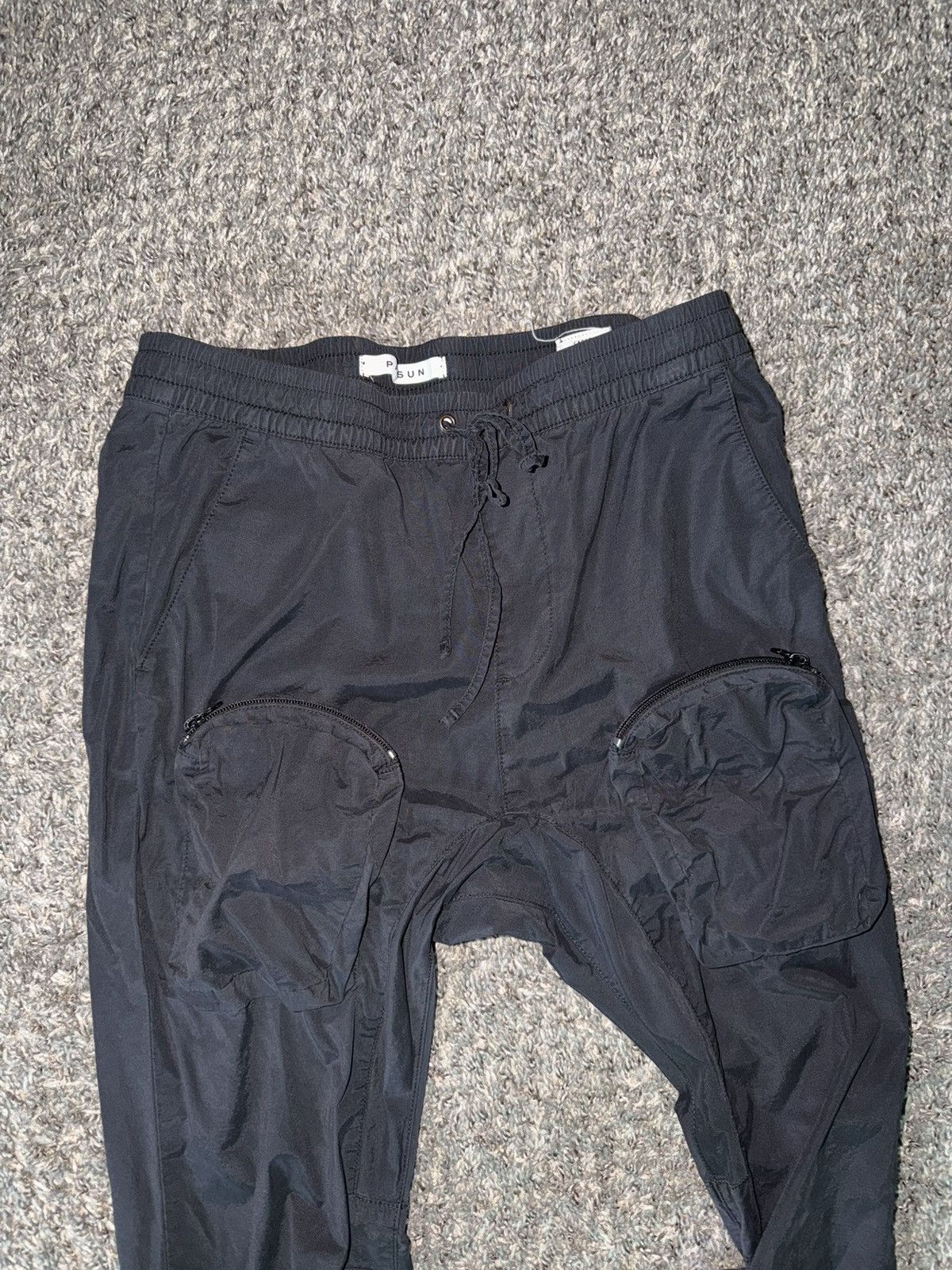 Other Black Drop Crotch Pacsun cargo joggers utility Size US 30 / EU 46 - 1 Thumbnail