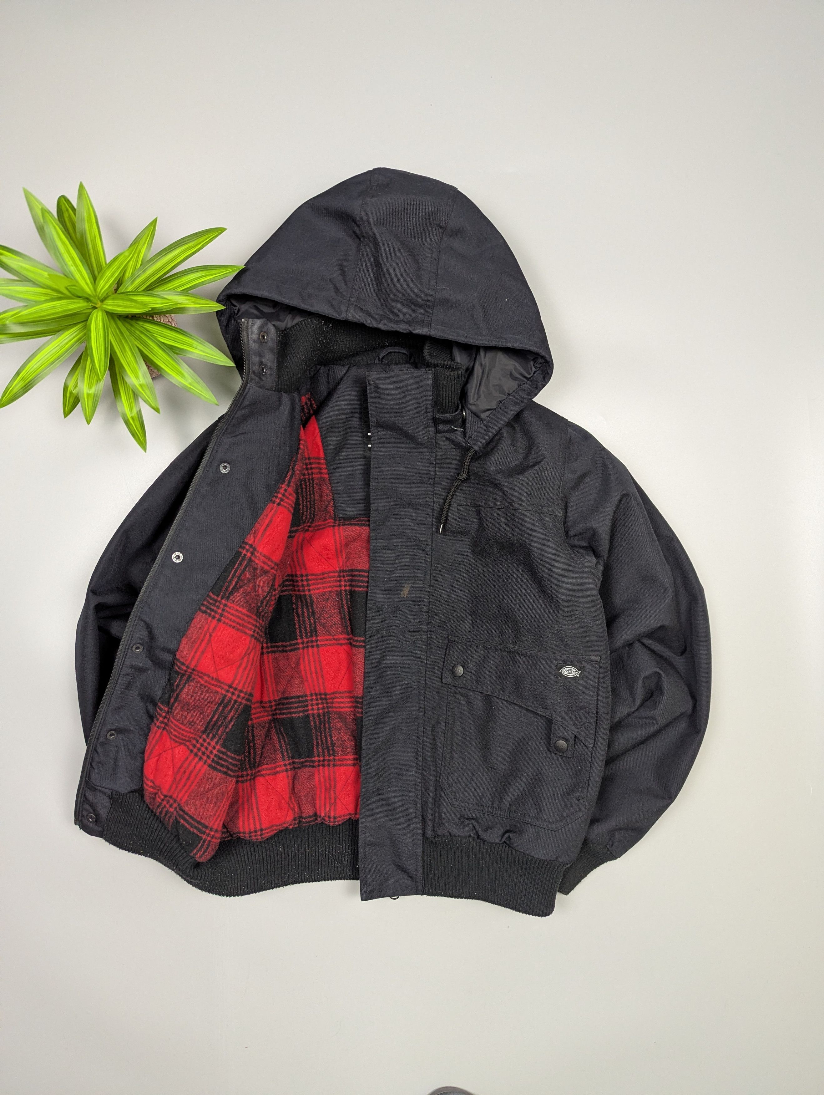 Dickies Vintage Dickies Hooded Bomber Jacket size s Size US S / EU 44-46 / 1 - 11 Thumbnail
