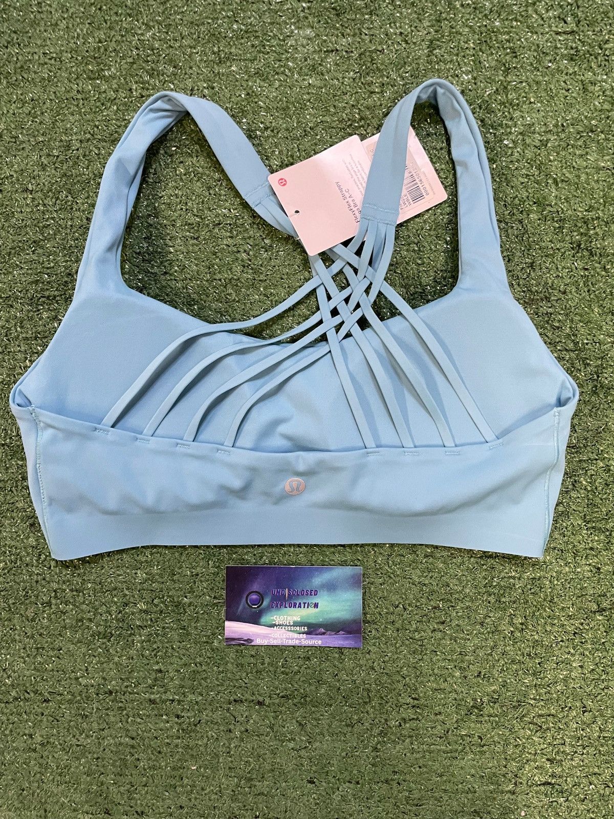 Lululemon Lululemon FlexyFlex strappy yoga bra light blue Size US M / EU 48-50 / 2 - 2 Thumbnail