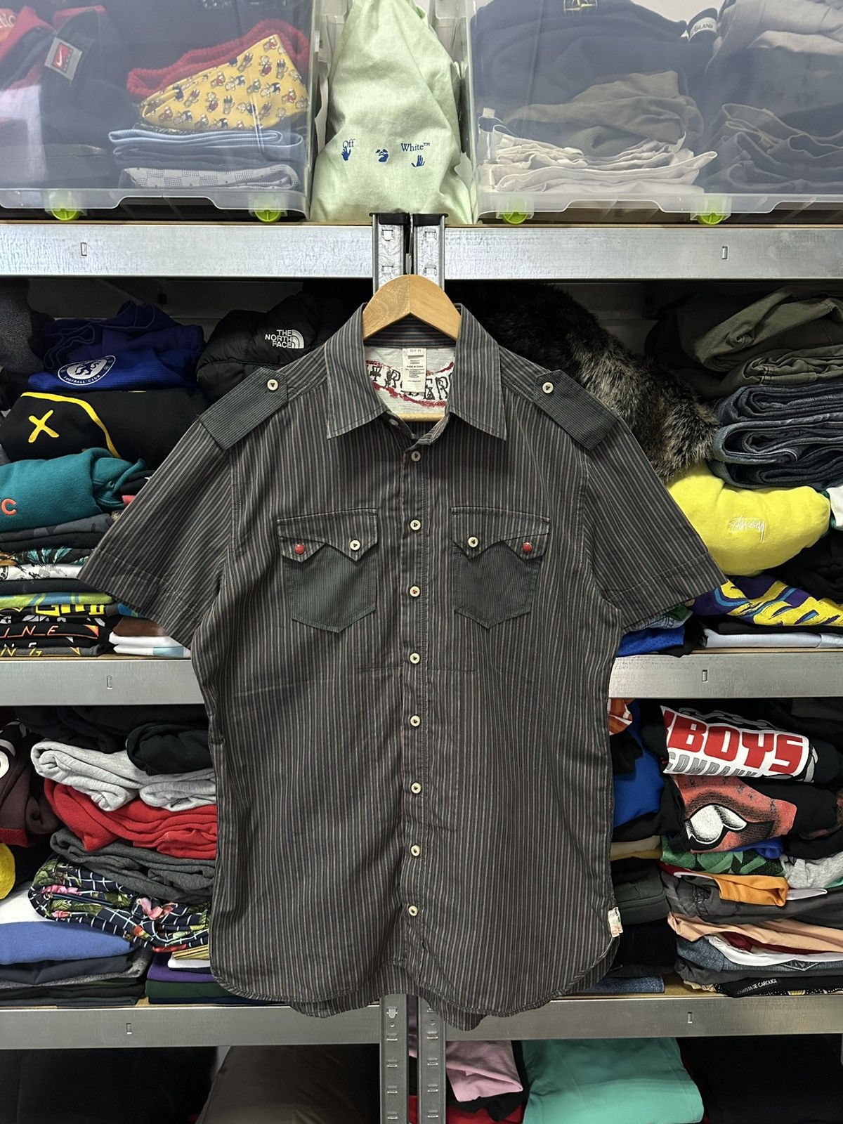 Diesel Vintage Y2K Diesel Avant Garde Button-Up Summer Shirt Size US XL / EU 56 / 4 - 1 Thumbnail