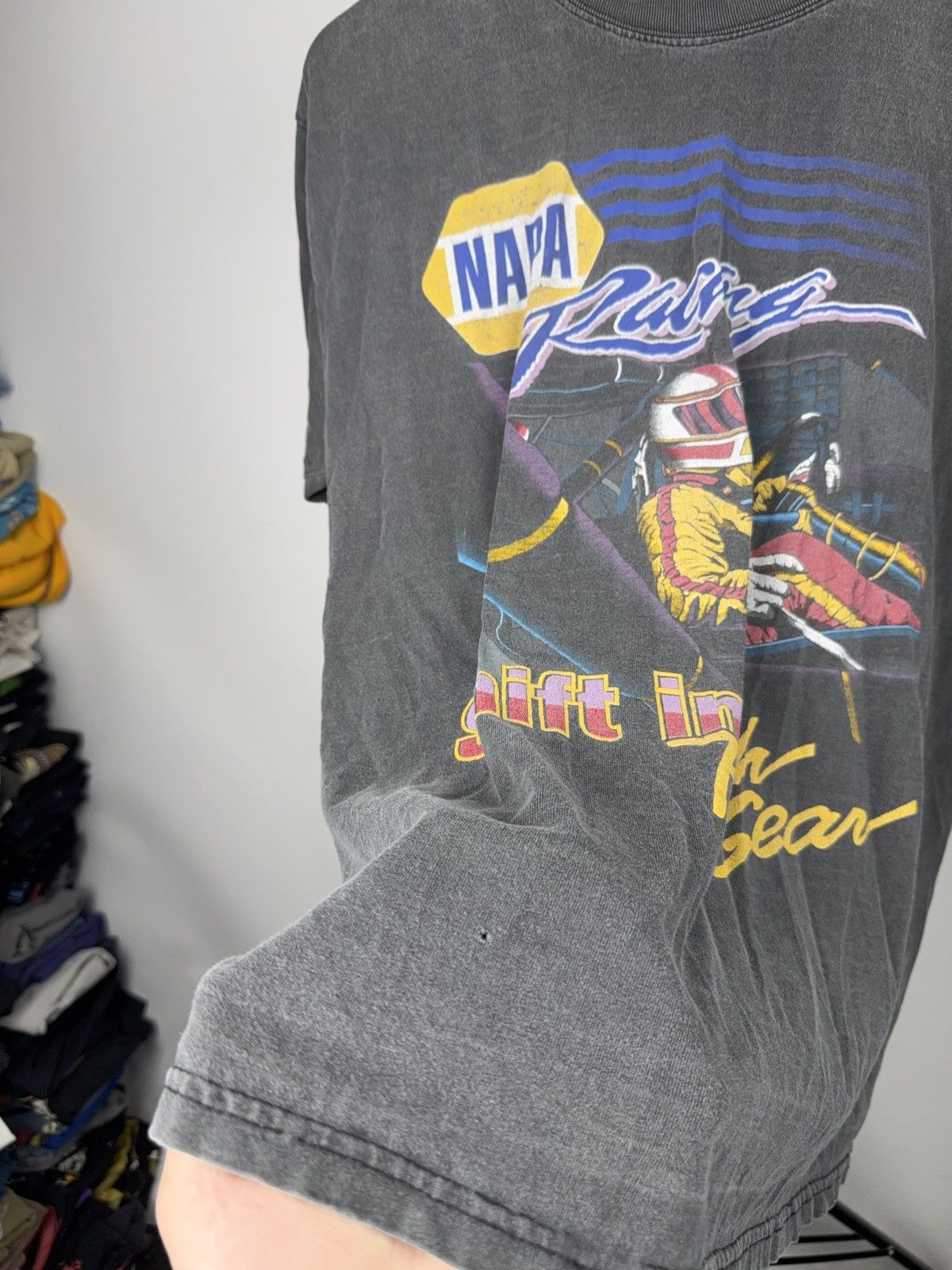 NASCAR Retro 90s NAPA Racing Vintage Shift Into High Gear T-Shirt Size US M / EU 48-50 / 2 - 7 Thumbnail