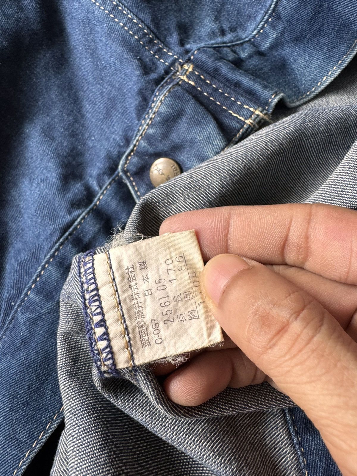 Trussardi Vintage trusardi denim jacket Dual Pointed Flap Pockets Size US M / EU 48-50 / 2 - 9 Thumbnail