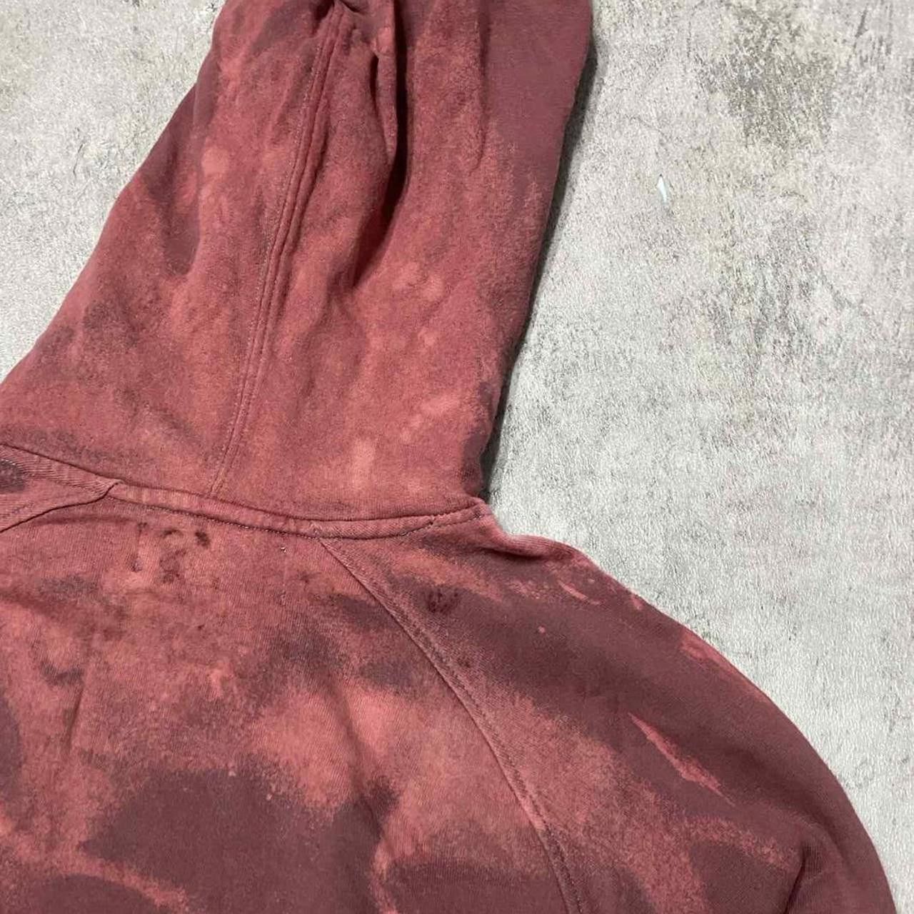 Kappa Burgundy Kappa hoodie with a unique tie-dye effect Size US S / EU 44-46 / 1 - 3 Thumbnail
