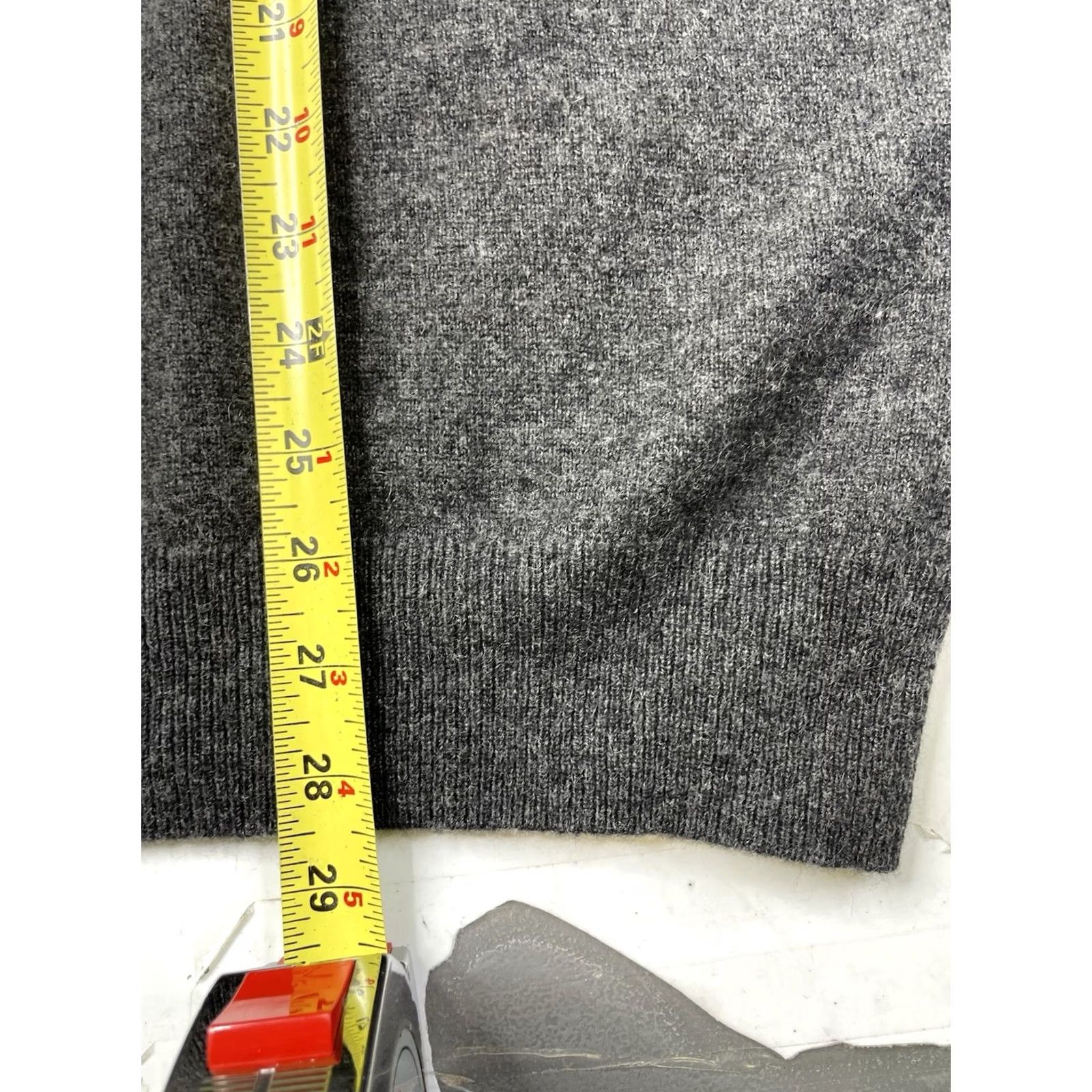 Bloomingdale's The Men's Store 100% Cashmere 1/4 Zip Pullover Sweater Gray XL Men Shirt/ Sweater Size US XL / EU 56 / 4 - 5 Thumbnail