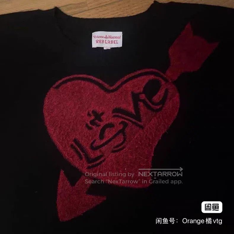 Vivienne Westwood Vivienne Westwood Heart Shaped Saturn Pattern Irregular Kn Size M / US 6-8 / IT 42-44 - 6 Thumbnail