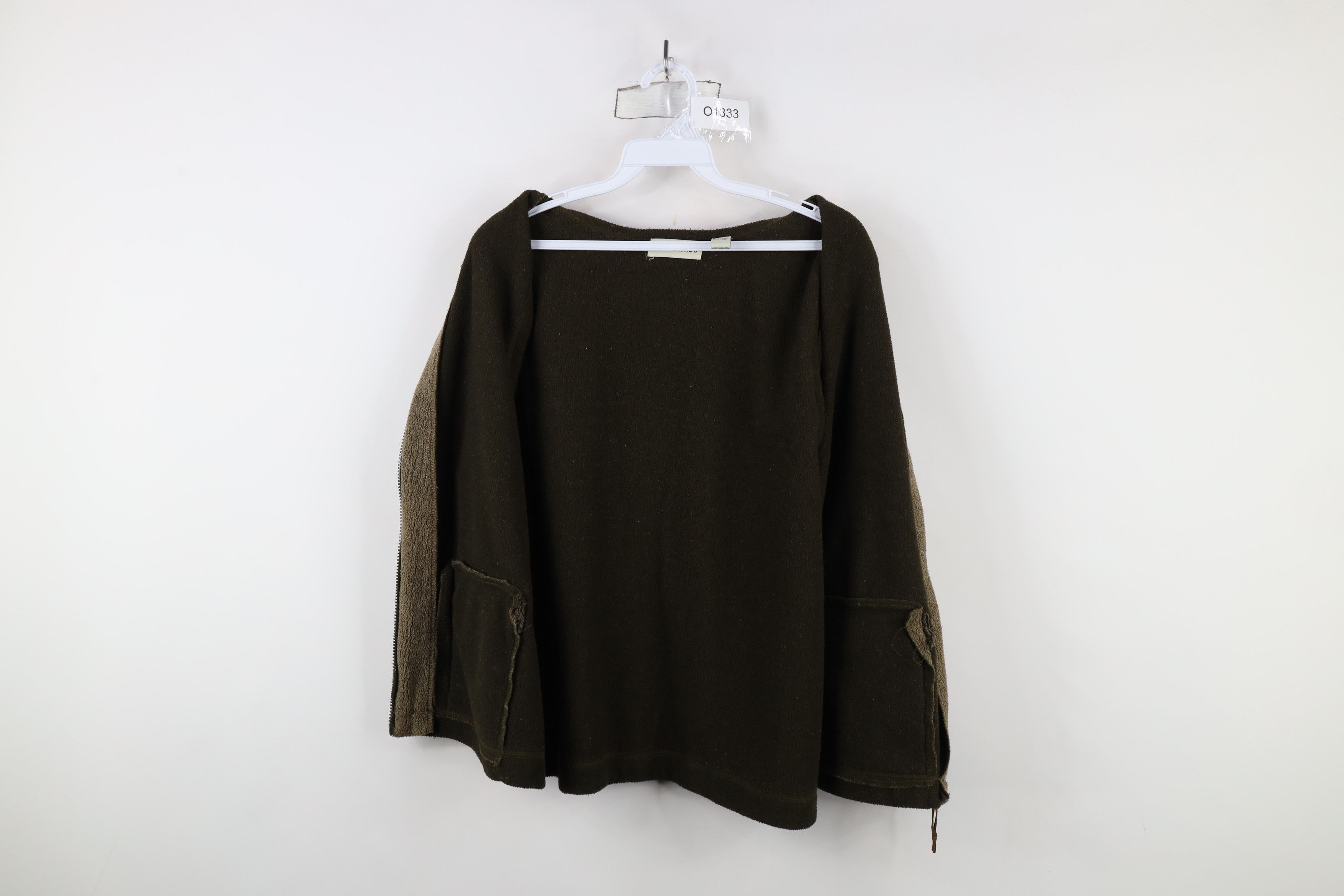 Vintage Vintage 90s Streetwear Full Zip Vest Jacket Brown Green Size XL / US 12-14 / IT 48-50 - 10 Thumbnail