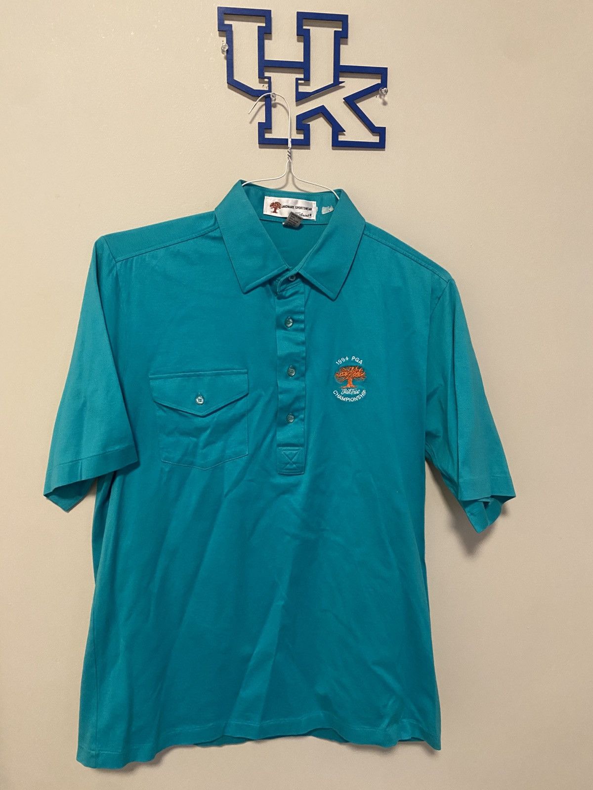 Vintage Landmark Sportswear 1994 Golf Polo Size US L / EU 52-54 / 3 - 1 Thumbnail