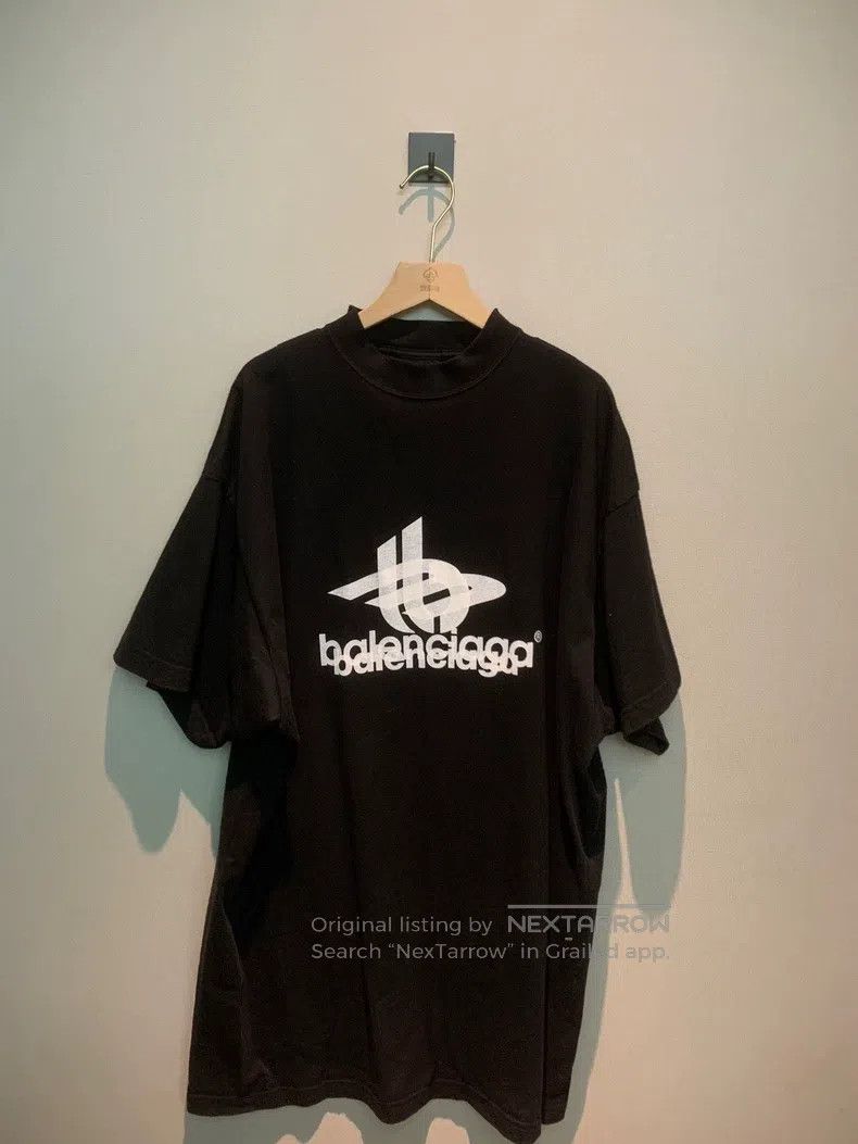 Balenciaga Balenciaga Phantom Overlapped Letter Logo Short Sleeve Size US M / EU 48-50 / 2 - 1 Thumbnail