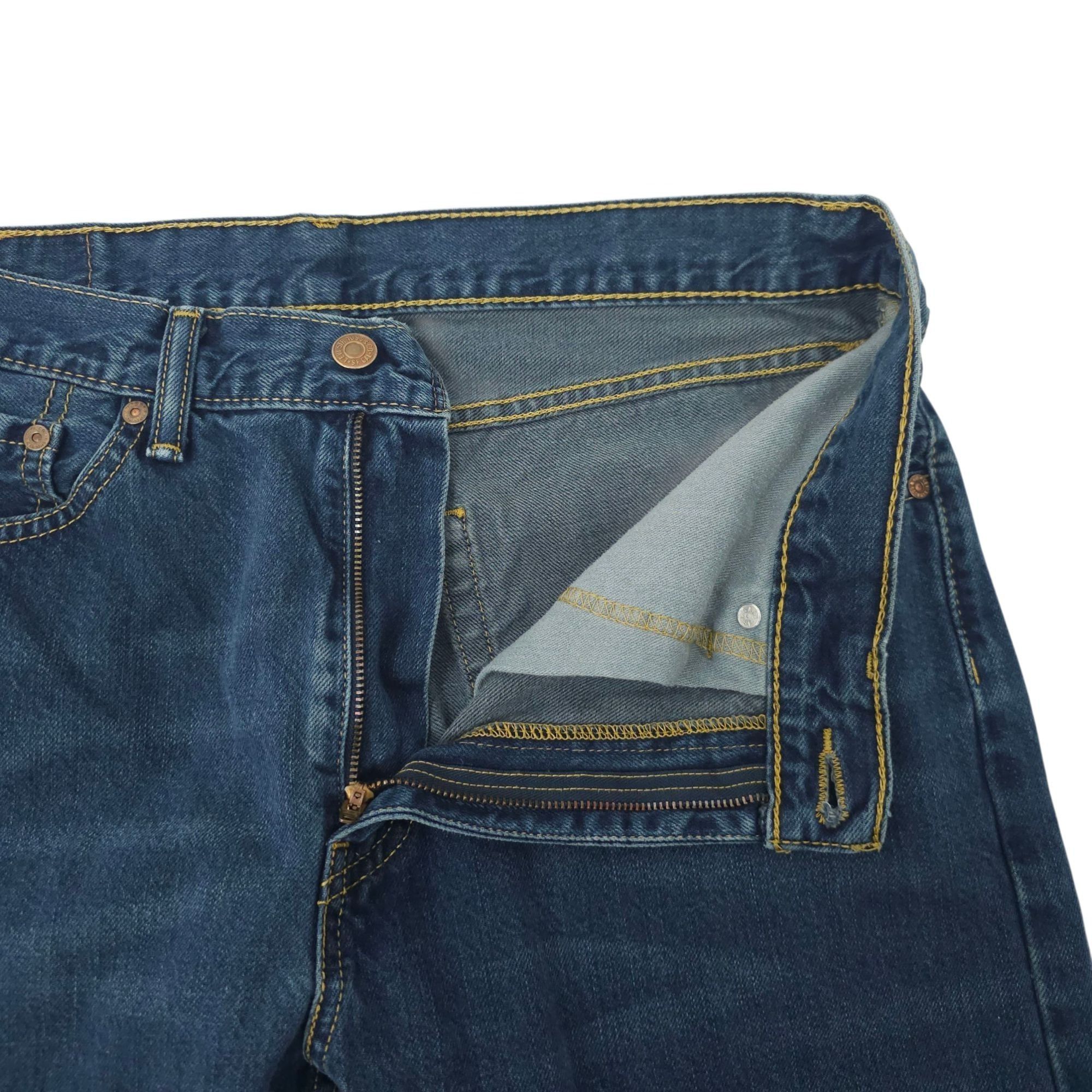 Levi's Levis 505 Straight Leg Jeans Mens 34x34 Regular Fit Size US 34 / EU 50 - 7 Thumbnail