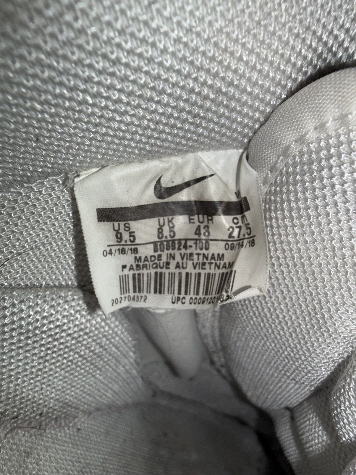 A-COLD-WALL* × Nike Nike A-COLD-WALL* Air Force 1 Size US 9.5 / EU 42-43 - 4 Thumbnail