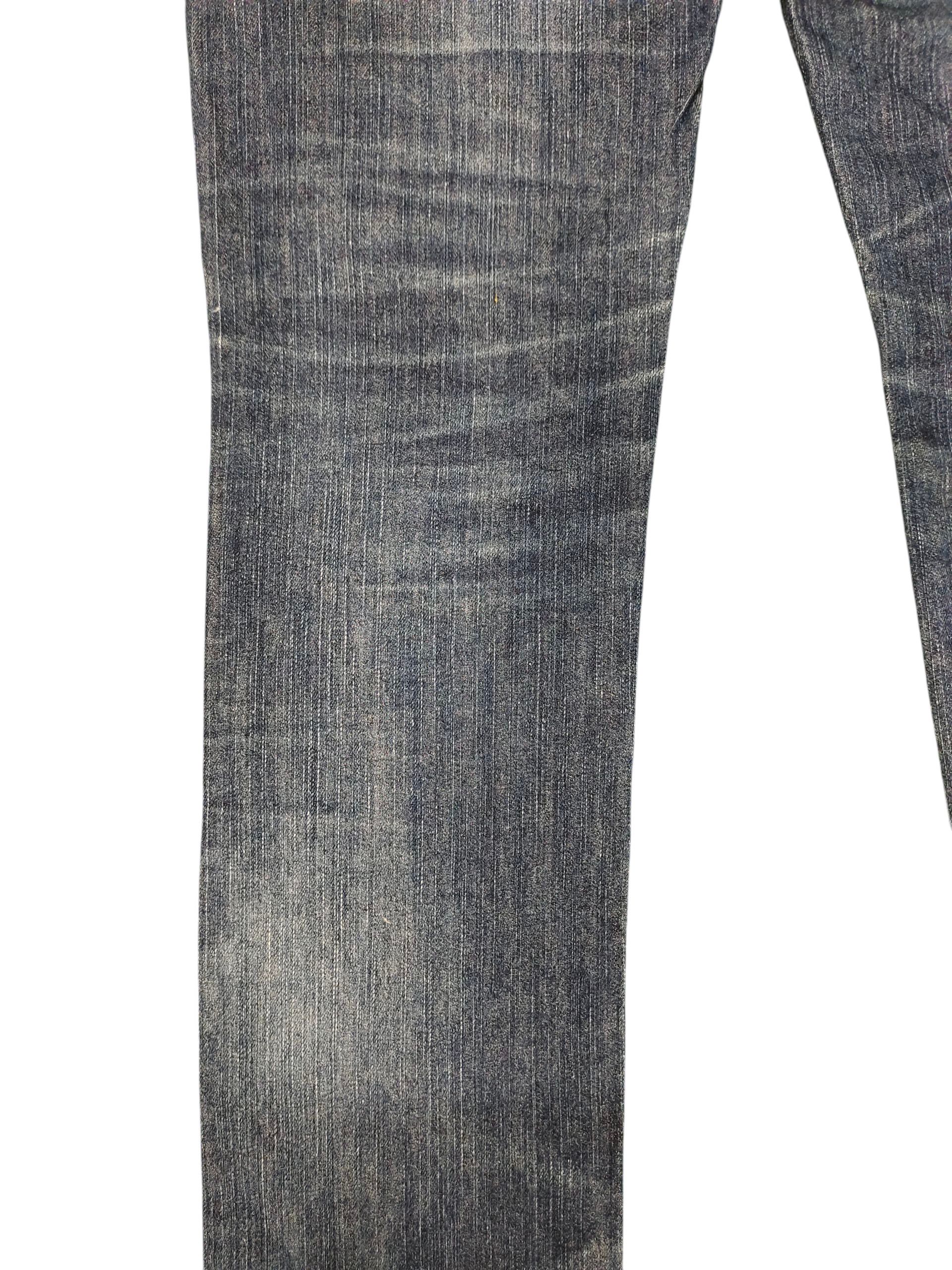 Comme des Garcons × Undercover Vintage Bike Star Japan Zipper Pocket Distress Denim Jeans Size US 33 - 4 Thumbnail