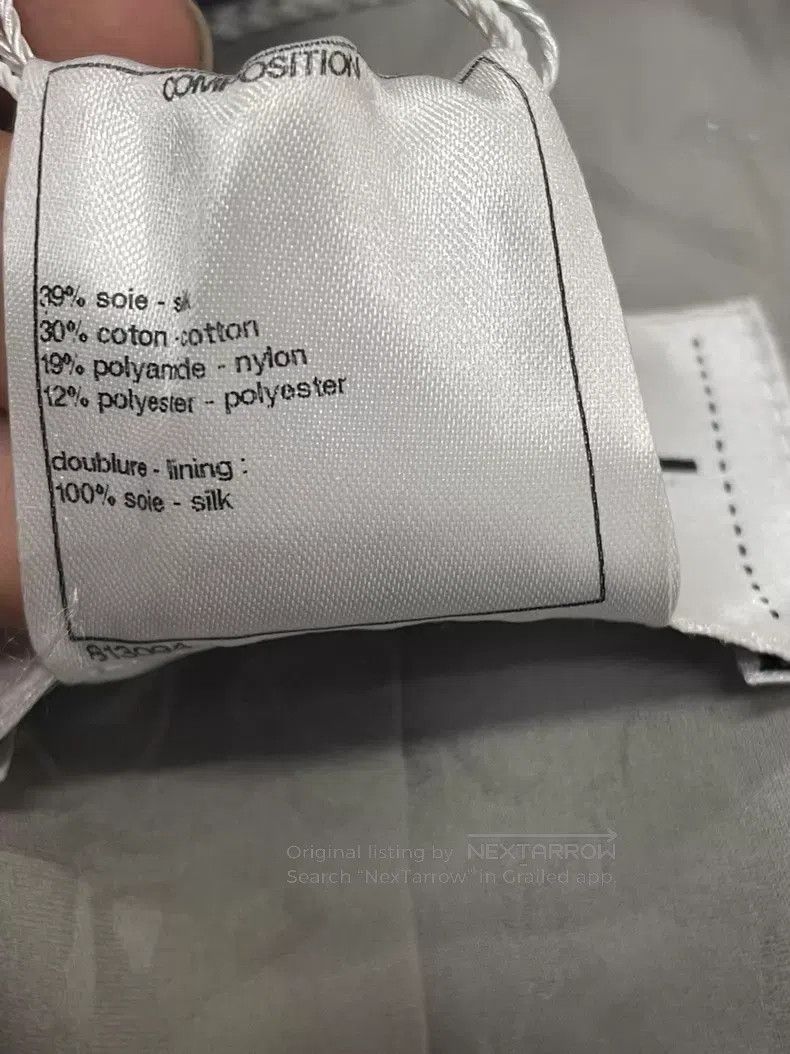 Chanel Chanel Black and white woven fine flash fabric four-pocket Size XXS / US 00 / IT 34 - 5 Thumbnail