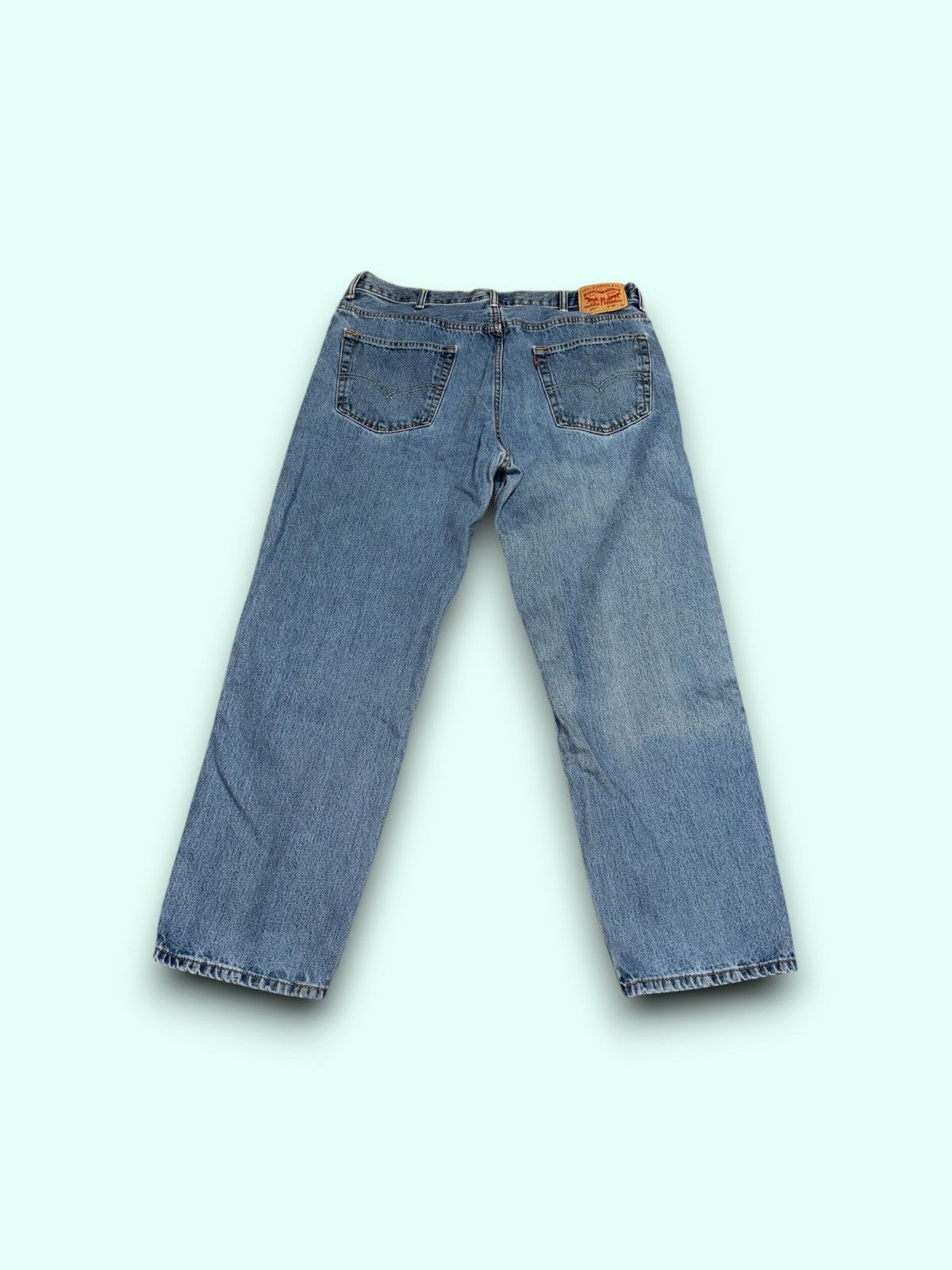 Levi's Levi's Jeans 40x32 Style 550 Blue Denim Relaxed Casual Fit Size US 40 / EU 56 - 3 Thumbnail