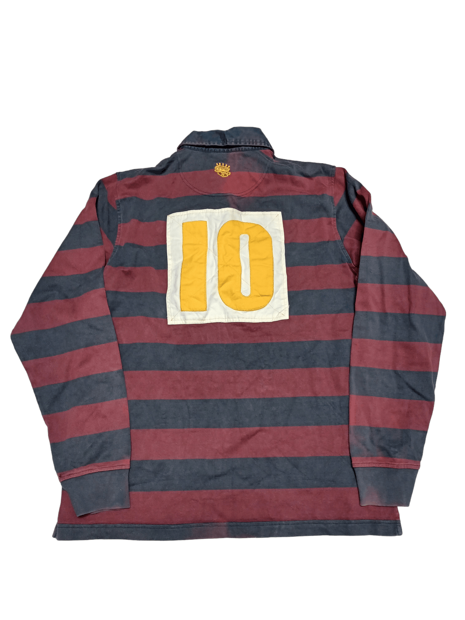 Hackett #10 FANTASTIC HACKETT EMBROIDERED RUGBY LONGSLEEVE POLO SHRT Size US L / EU 52-54 / 3 - 2 Thumbnail