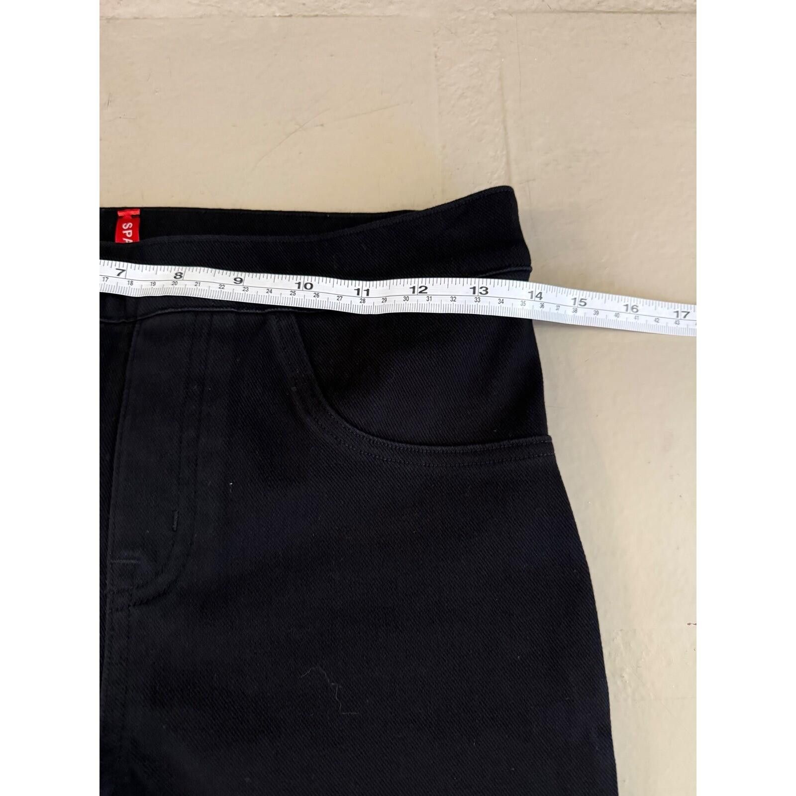 Domenico Spano Spanx Ankle Jean-ish Leggings Black High Waisted Pull On S Size 28" / US 6 / IT 42 - 7 Thumbnail