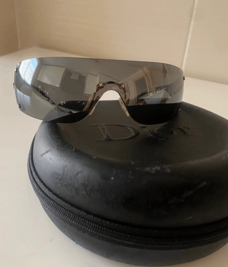 Dior DIOR Sunglasses Ski Wrap Shield Mask Bike Galliano Era Size ONE SIZE - 5 Thumbnail
