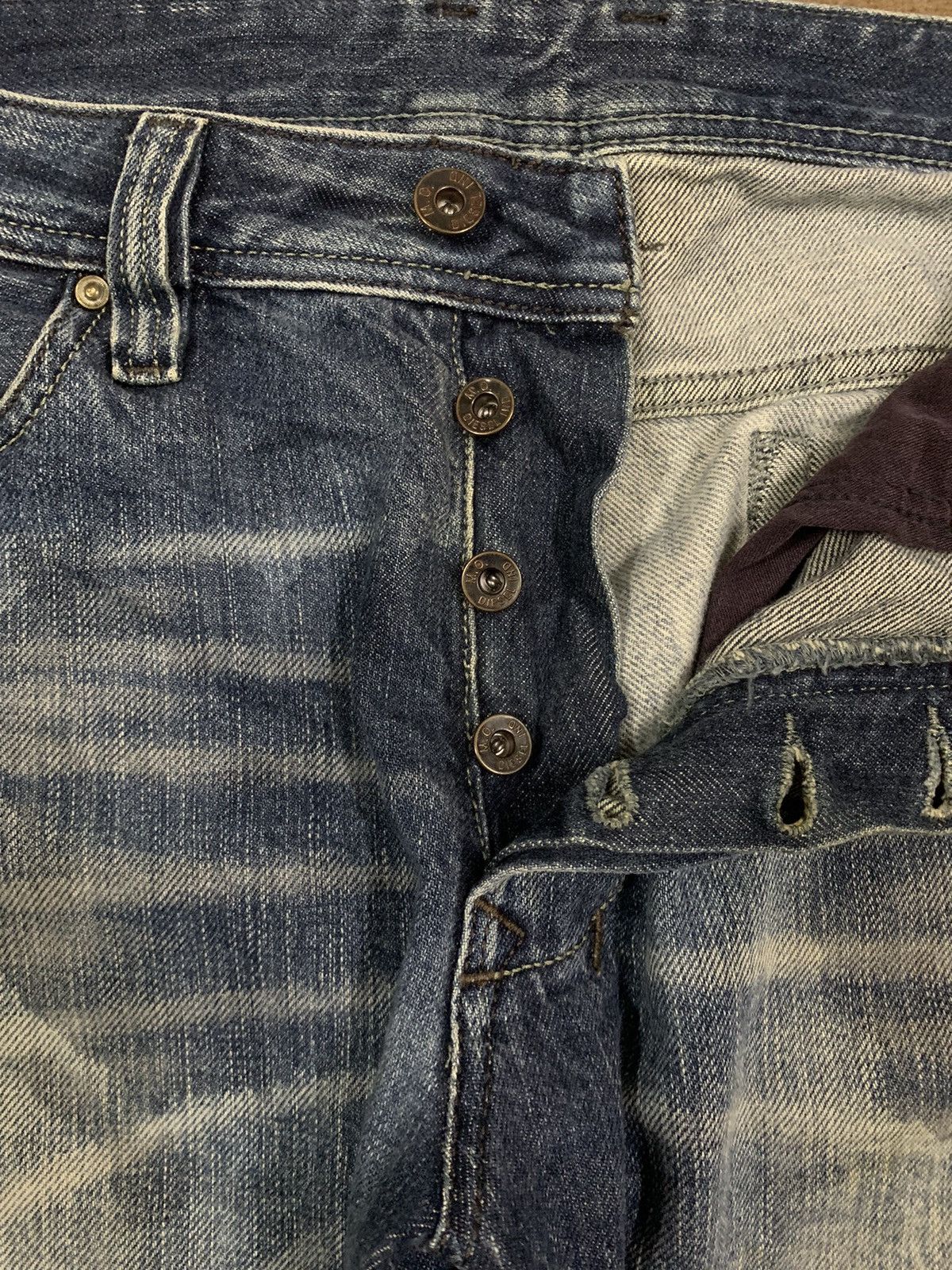 Diesel Vintage Diesel Industry Safado Bleached Grunge Ripped Jeans Size US 32 / EU 48 - 4 Thumbnail