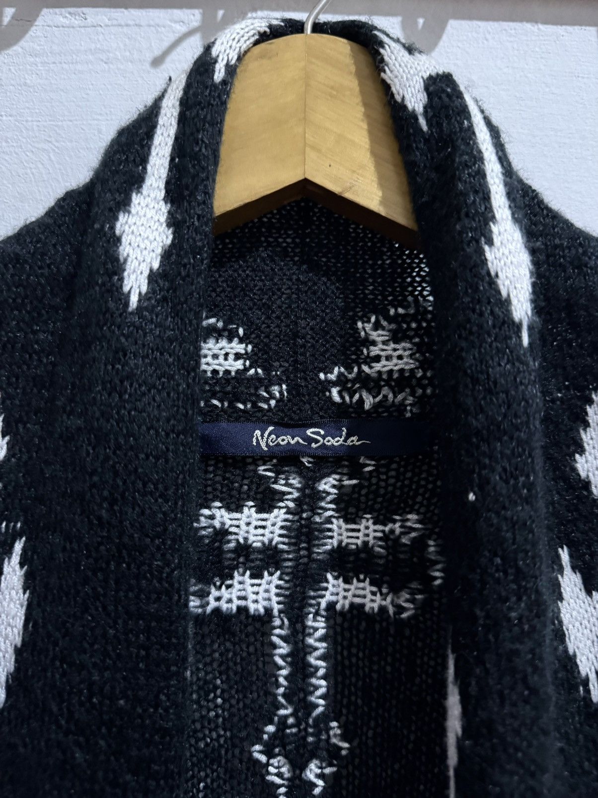 Hysteric Glamour × If Six Was Nine × Japanese Brand Y2k Neon Soda cross ifsixwasnine long cardigan Size US L / EU 52-54 / 3 - 6 Thumbnail