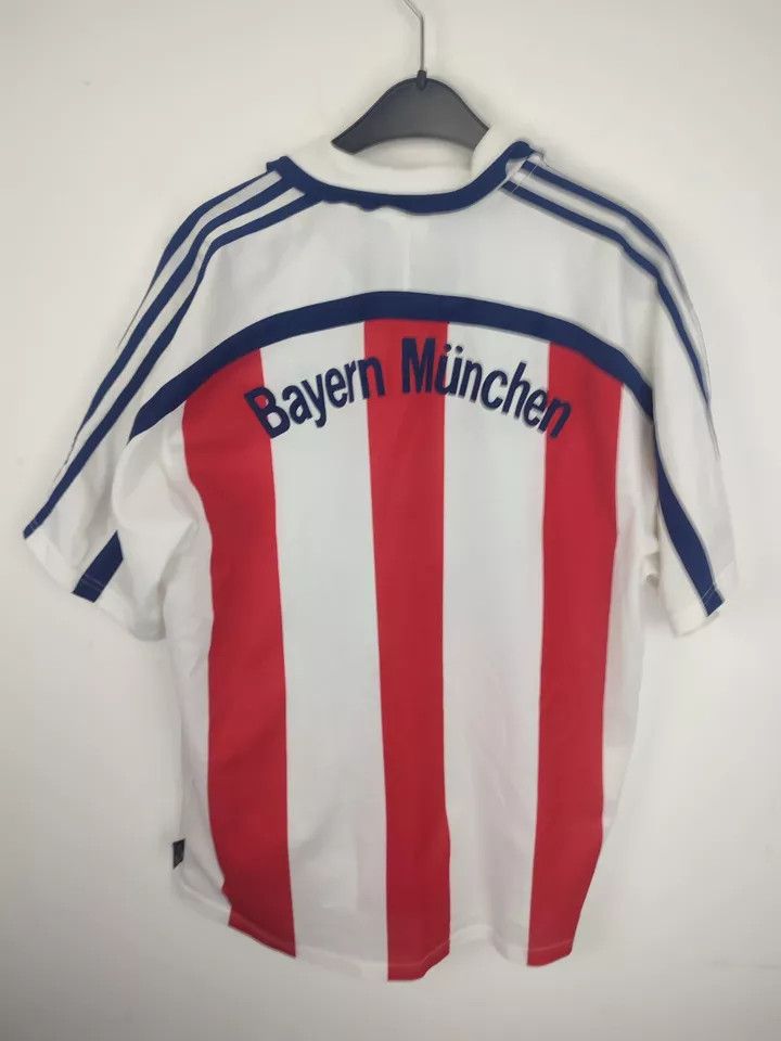Adidas 2000-01 Bayern Munich Away FOOTBALL Kit SHIRT SOCCER Size US L / EU 52-54 / 3 - 8 Thumbnail