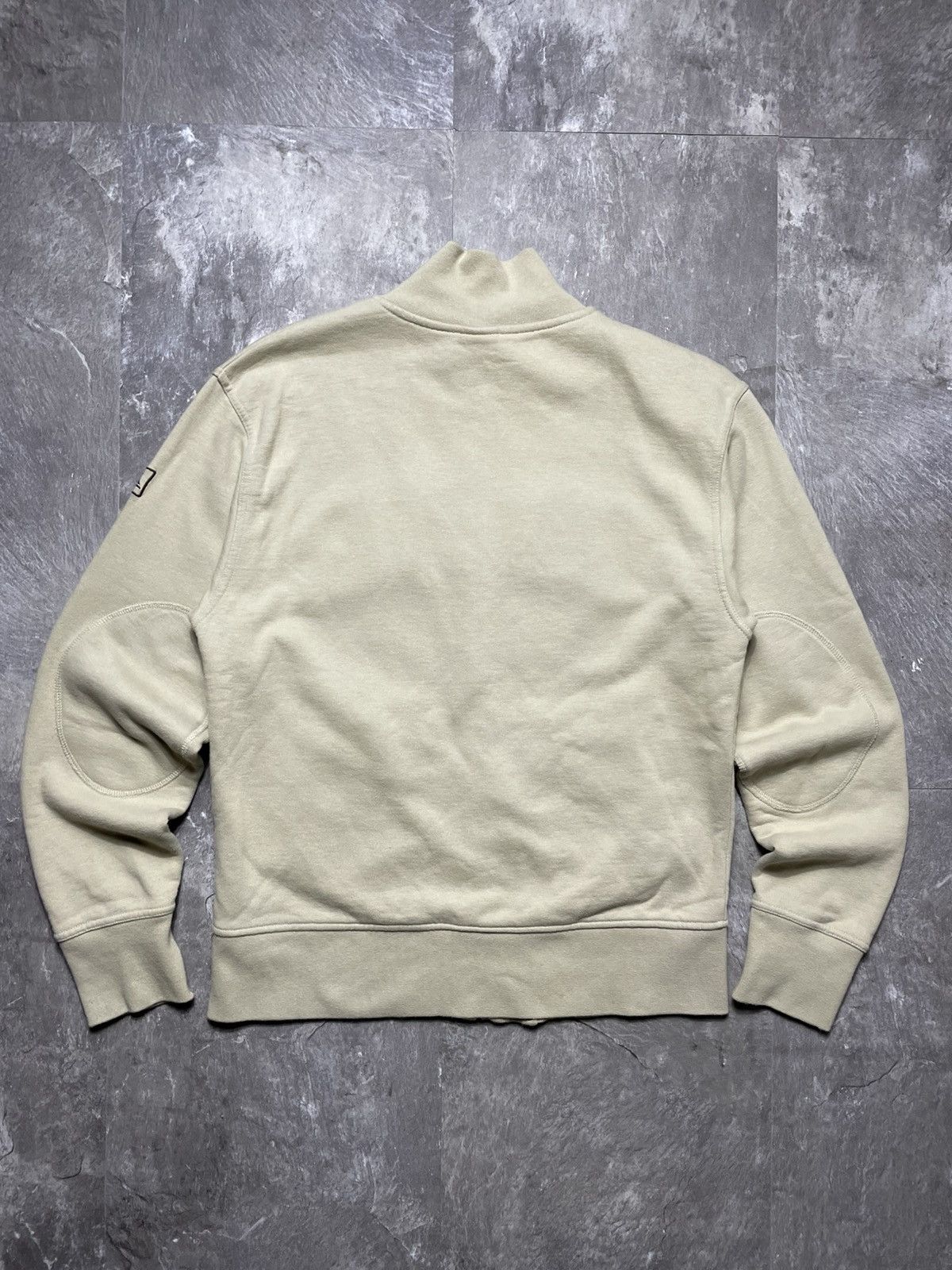 Quiksilver Quiksilver Zip Hoodie Big Logo Vintage Beige Surf Sweatshirt Size US M / EU 48-50 / 2 - 6 Thumbnail