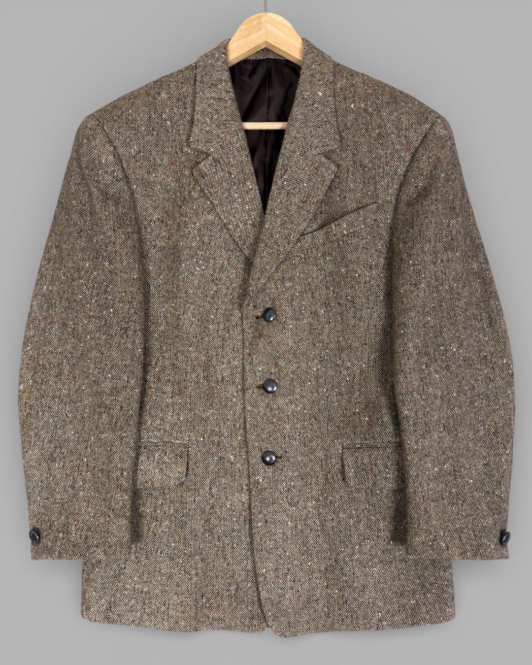 Rare 80’s THIERRY MUGLER Tweed Wool Blazer Jacket