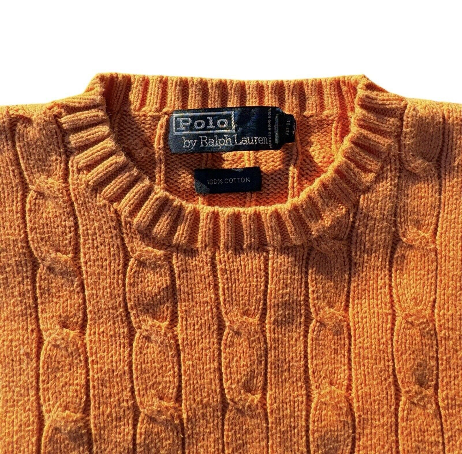 Polo Ralph Lauren VTG Polo Ralph Lauren Pony Cable Knit Sweater Womens M Size M / US 6-8 / IT 42-44 - 2 Thumbnail
