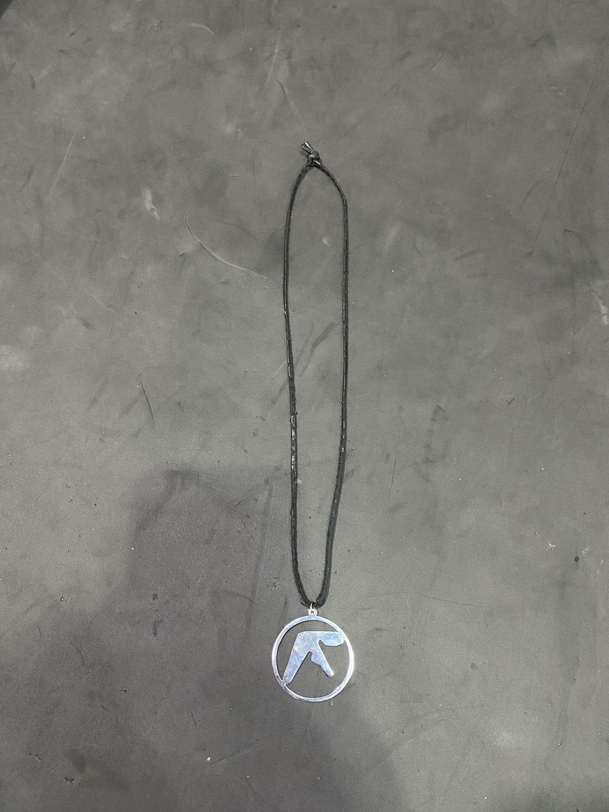 image of Band Tees Bindingofferjapanese Made Necklaces Aphex Twins Logo in Black, Men's