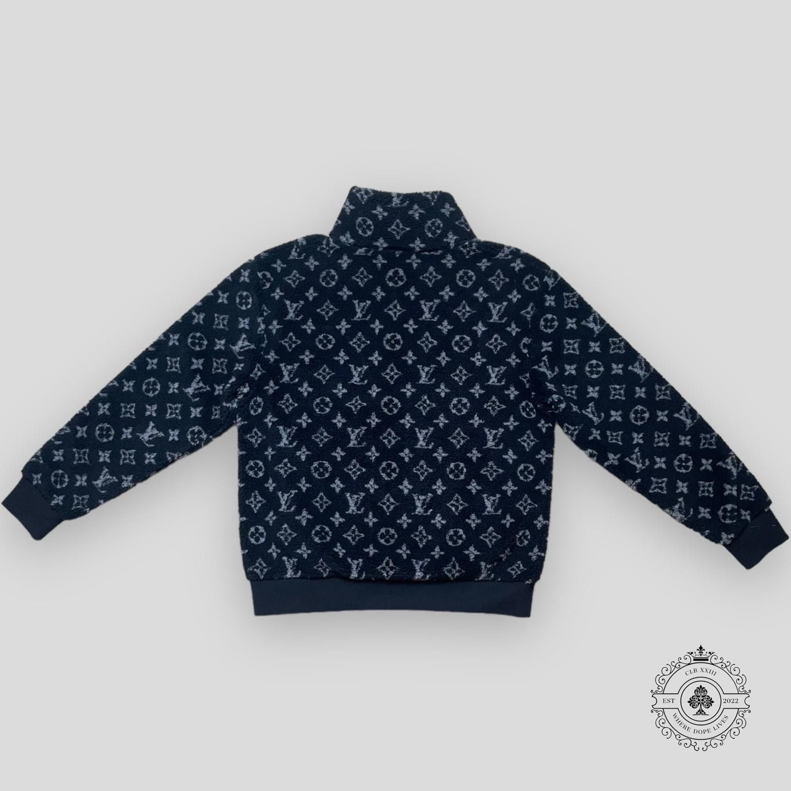 Louis Vuitton Louis Vuitton Monogram Fleece Jacket in Black Size US XL / EU 56 / 4 - 3 Thumbnail