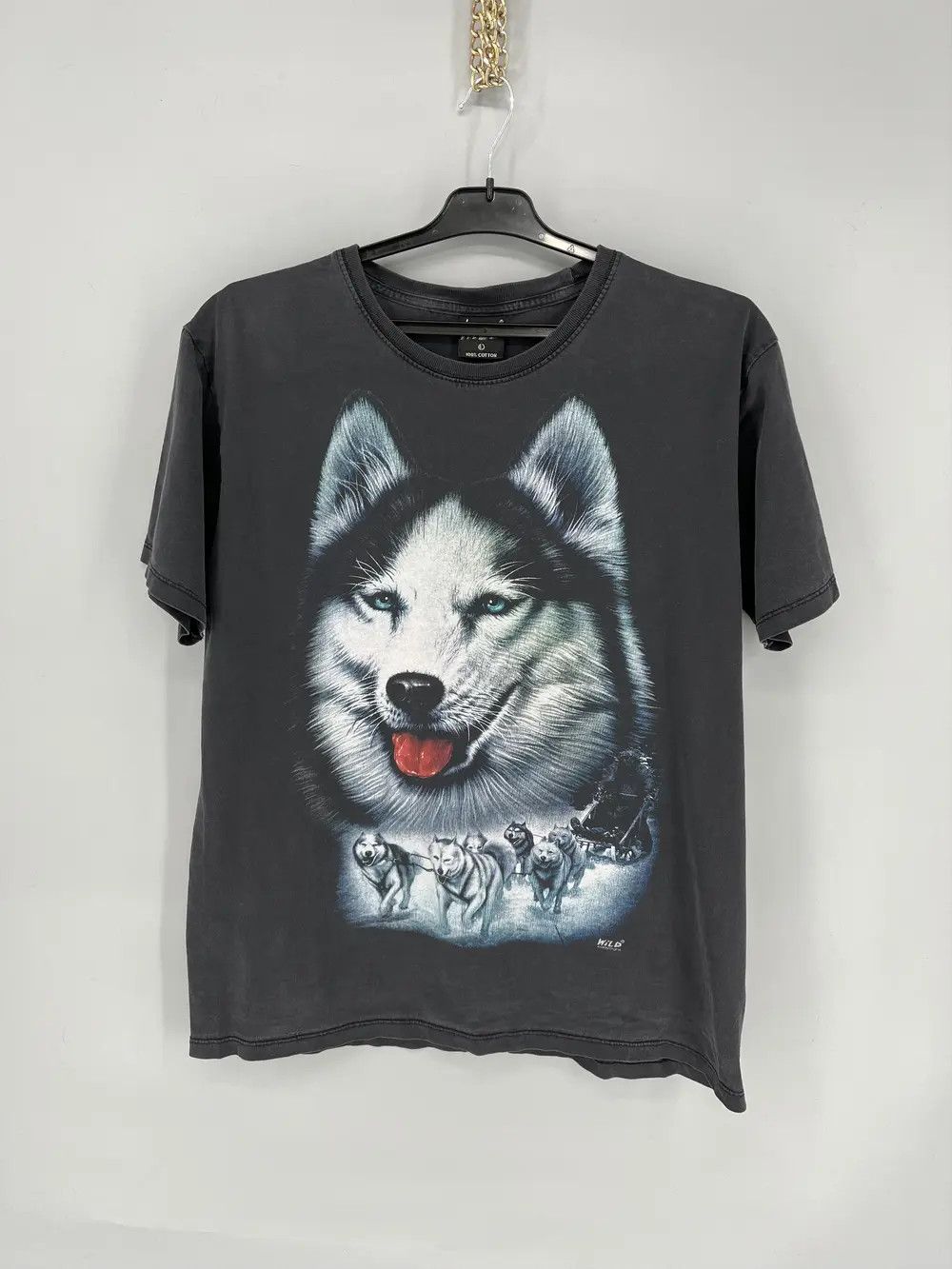 Band Tees Vintage 90s Wolf Face Boxy Fit Tee Toys Rock Size US L / EU 52-54 / 3 - 1 Thumbnail