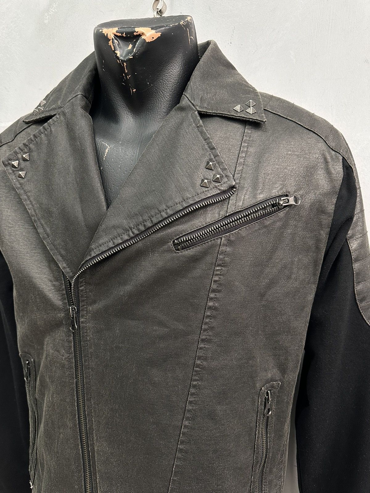 Diesel Rare Diesel Style Distressed Napolen Jacket Denim Avantgarde Size US S / EU 44-46 / 1 - 2 Thumbnail