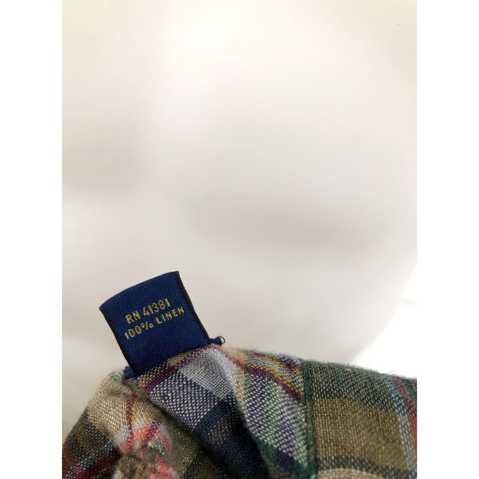 Polo Ralph Lauren POLO RALPH LAUREN LINEN Plaid Check Mens 3X BIG Shirt Long Sleeve Button-Up Multicolor Size US XXL / EU 58 / 5 - 6 Thumbnail
