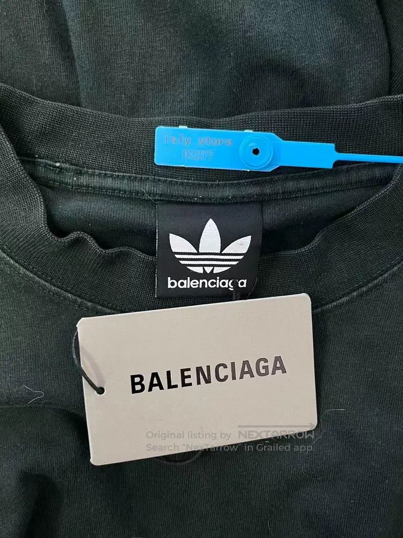 Balenciaga Balenciaga Brand Logo Letter Printed Round Neck Short Slee Size US XXL / EU 58 / 5 - 5 Thumbnail