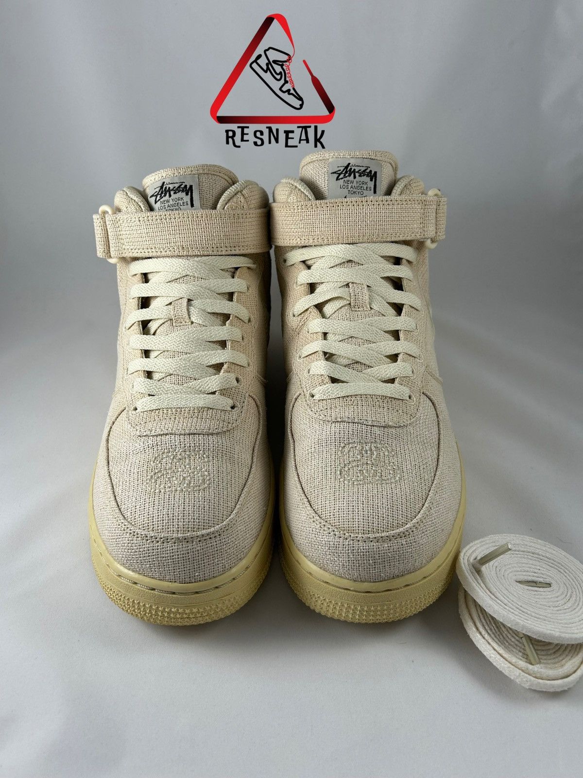 Air Force 1 Mid Stussy Fossil⚪️🦷