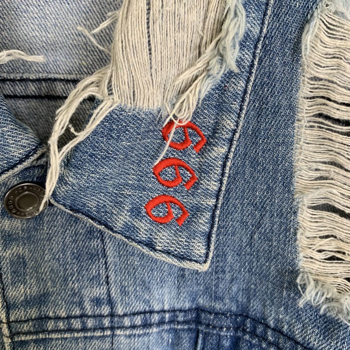Designer × Vintage Japanese Brand Yeziik X Jacket Jeans Denim Jacket Size US L / EU 52-54 / 3 - 9 Thumbnail
