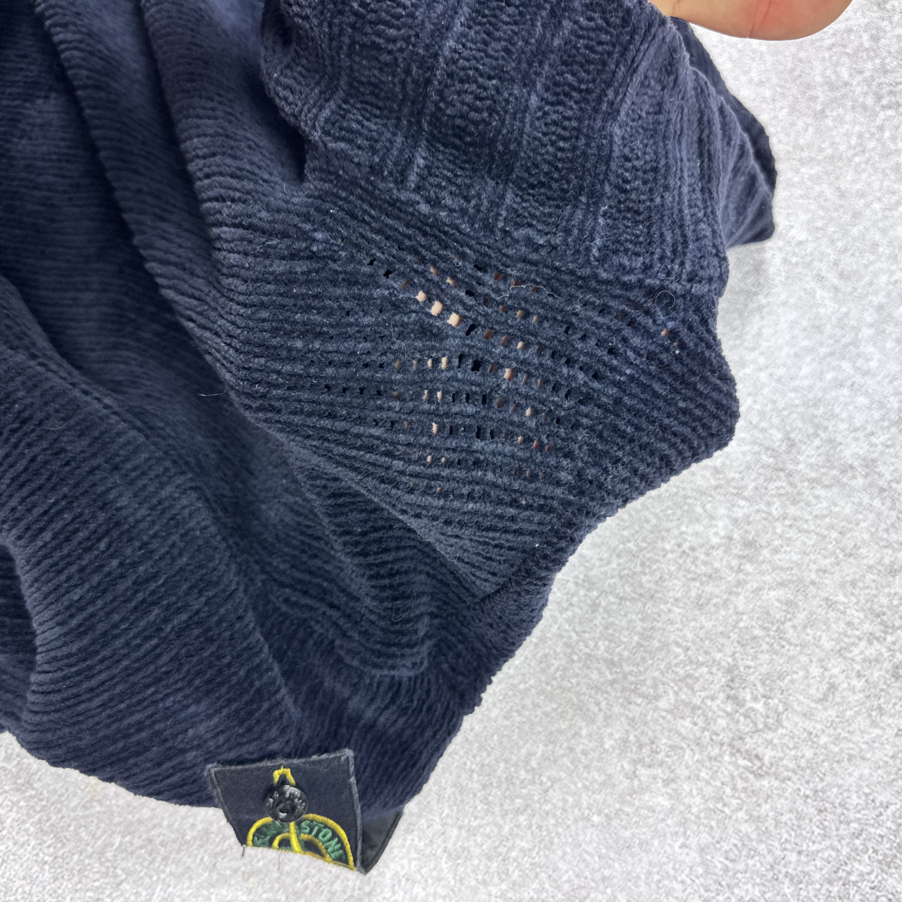 Stone Island RARE Vintage Stone Island 90s Knit Oversize Sweater Size XL Size US XL / EU 56 / 4 - 12 Thumbnail