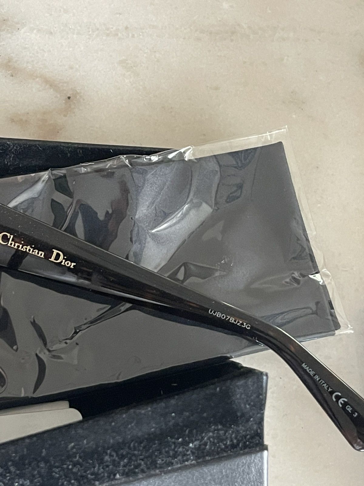 Dior Lady Dior stud 57 sunglasses Havana made In Italy Size ONE SIZE - 7 Thumbnail