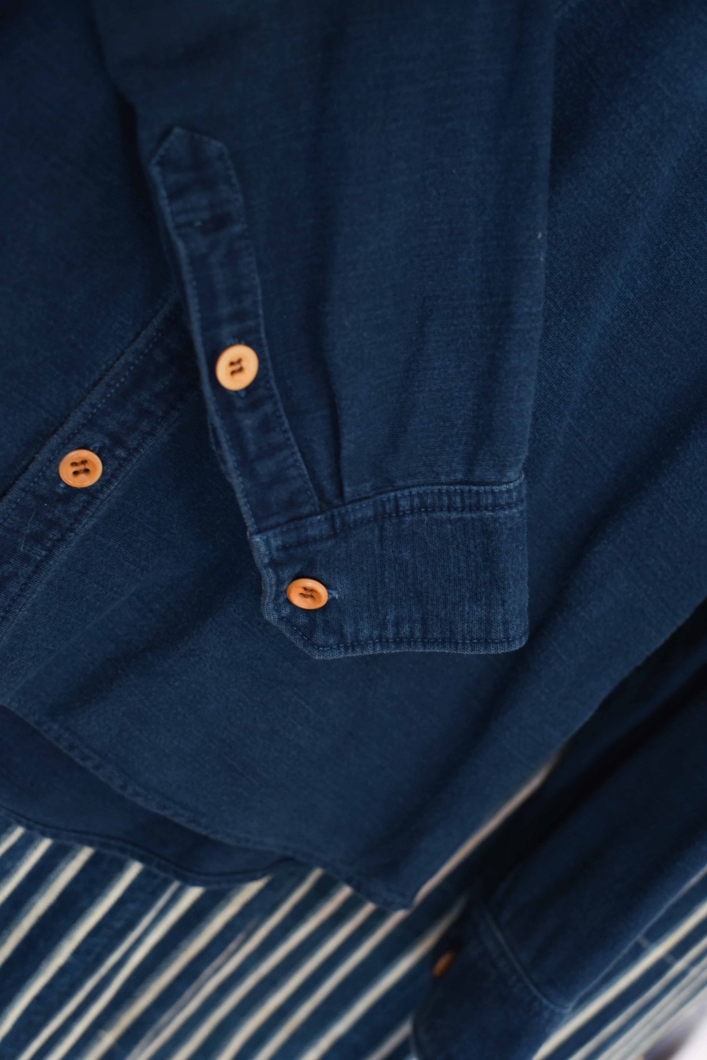 Visvim Visvim Black Elk Flannel Indigo Blue - Size 2 Medium Size US M / EU 48-50 / 2 - 5 Thumbnail