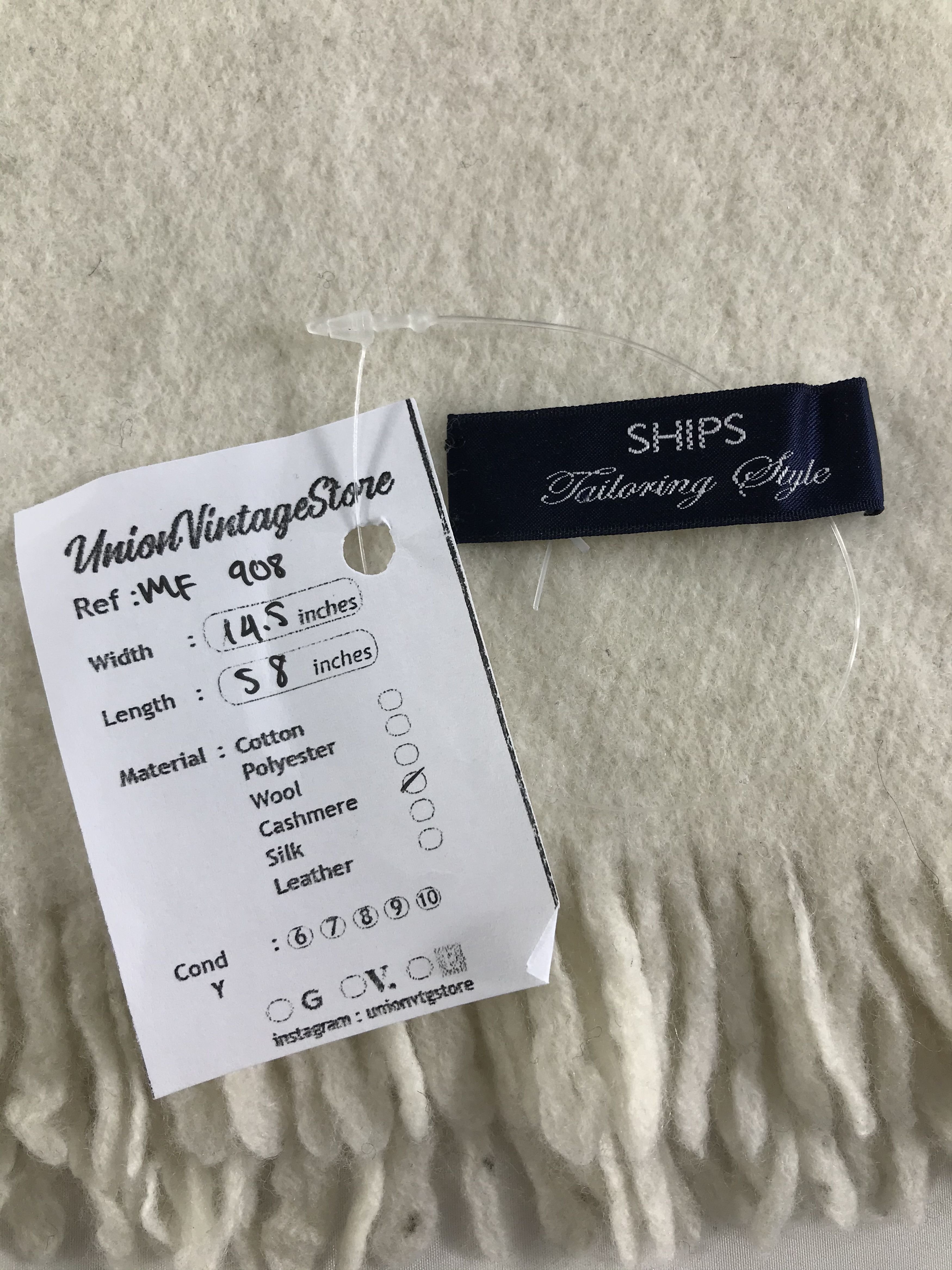 SHIPS Vintage Ships Scarf/Muffler/Neckwear MF908 Size ONE SIZE - 5 Thumbnail