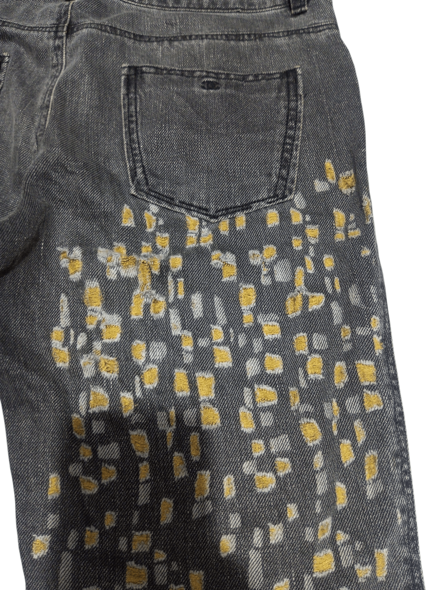 Chanel × Vintage Vintage chanel distressed denim jeans Size 29" - 16 Thumbnail